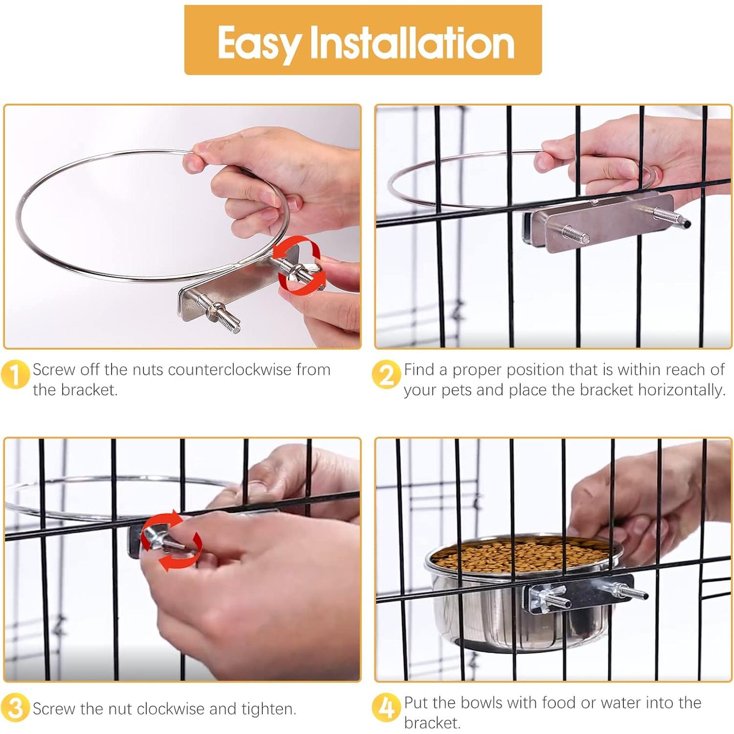 2 Tazones Medianos Acero Inoxidable Antideslizantes Yummy Sam