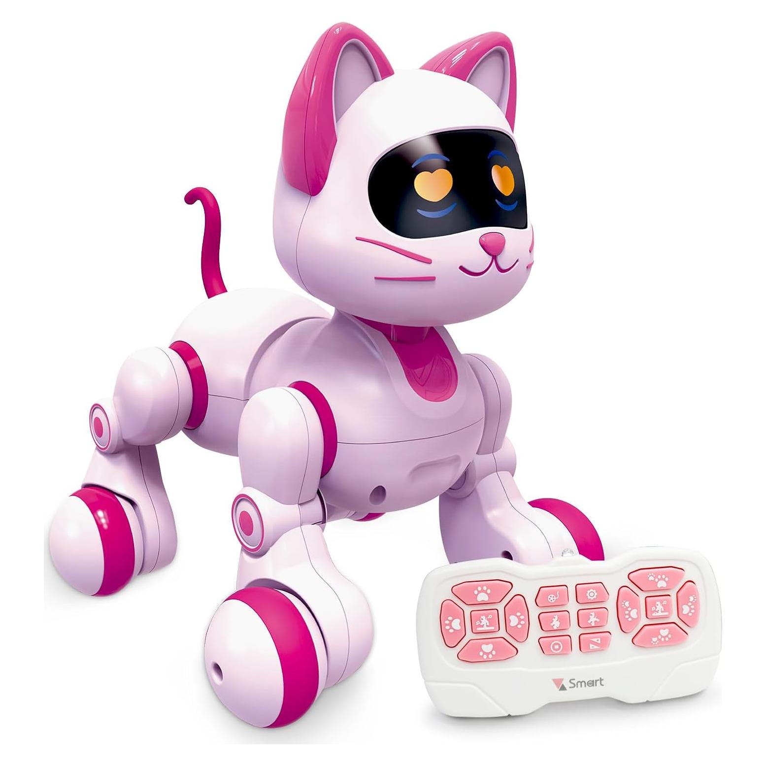 Gato Robot Control Remoto Hitish Programable con LED