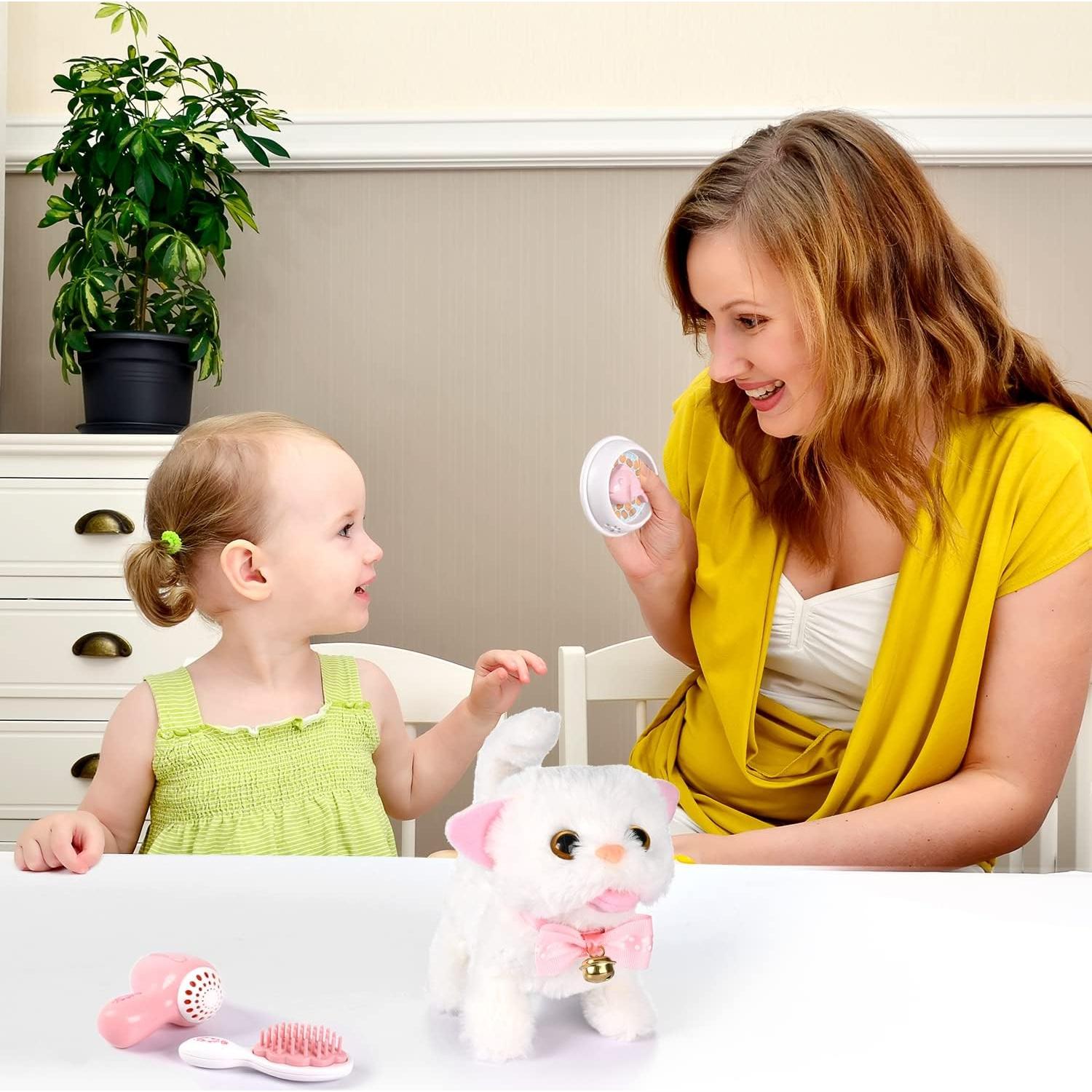 Gato Electrónico Interactivo WorWoder 21 cm Juguete para Niños