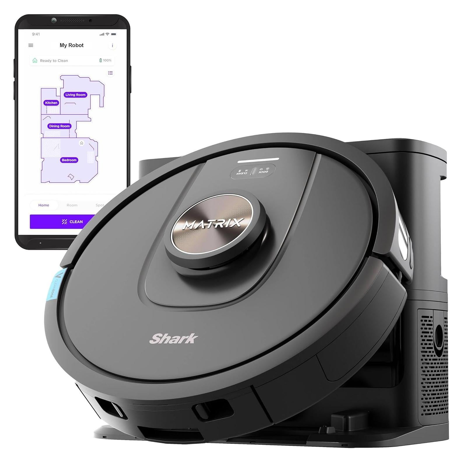 Aspiradora Robot Shark UR2360S con Limpieza Matrix y Autovaciado