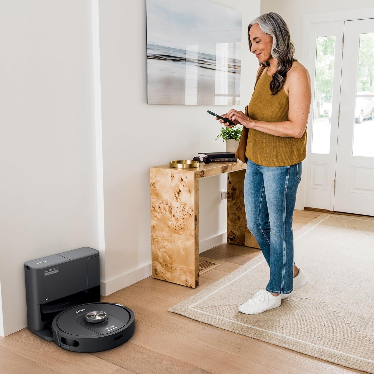 Aspiradora Robot Shark UR2360S con Limpieza Matrix y Autovaciado