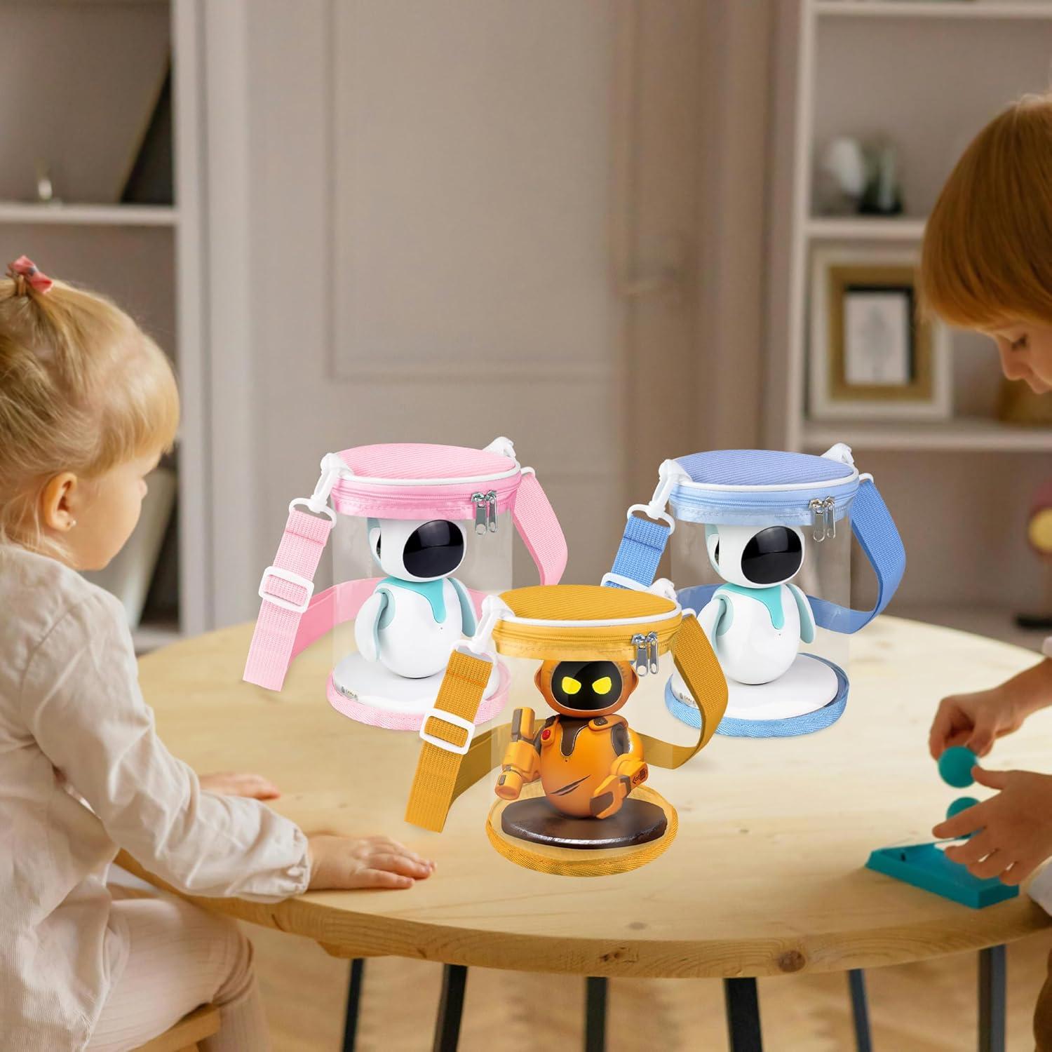 Bolsa de exhibición amarilla Gaga City para robot Eilik