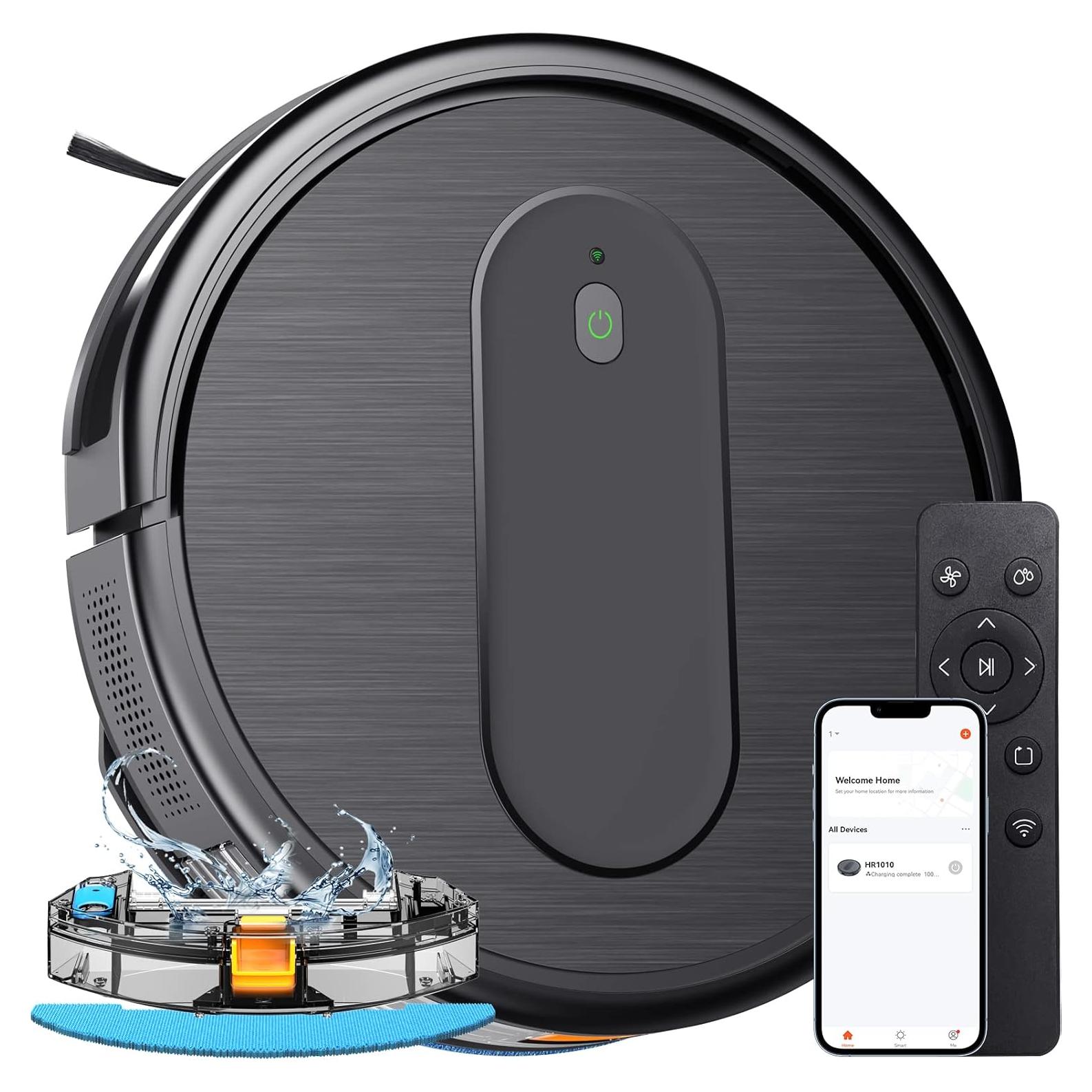 Aspiradora Robótica XIEBro HR1010 3 en 1 con App y Wi-Fi