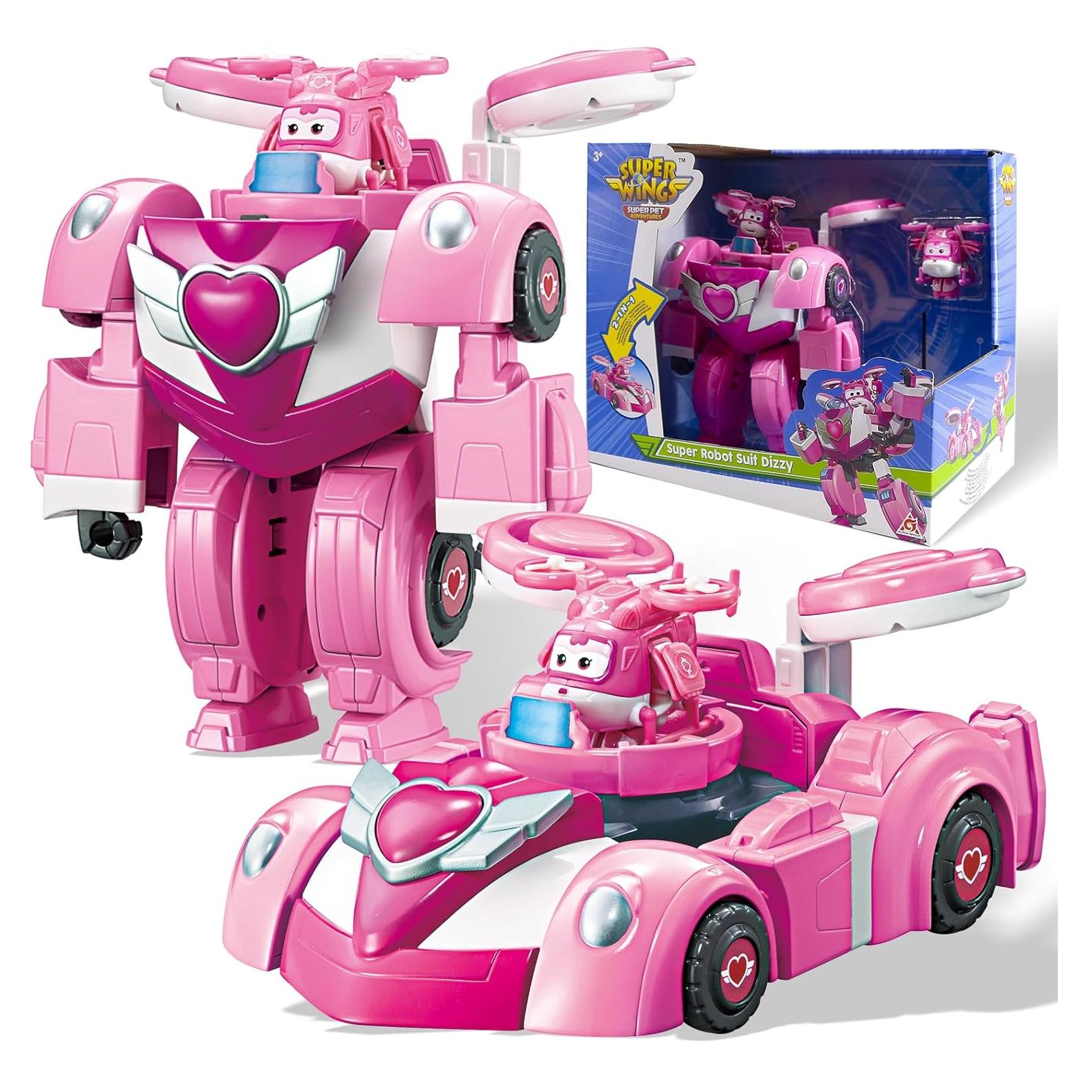 Juguete Transformable Super Wings Alpha Group Robot 20 cm