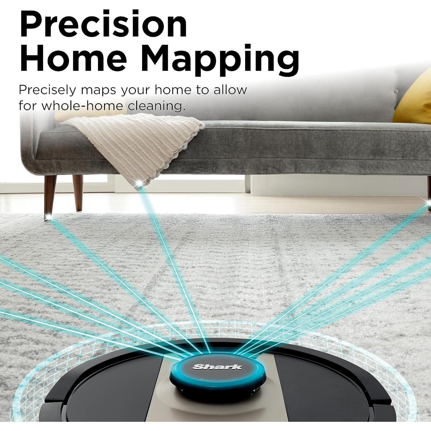 Aspiradora Robot Shark IQ 2-en-1 con Mopa Sónica, Negro/Dorado