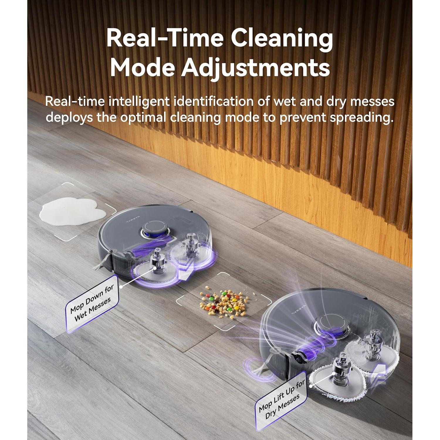 Robot Aspiradora y Mopa NARWAL Freo Z Ultra 12000Pa Gris