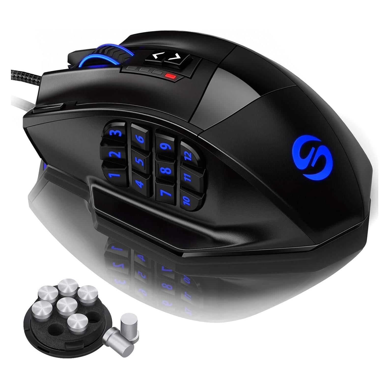 Ratón Gaming UtechSmart Venus RGB 16400 DPI con cable