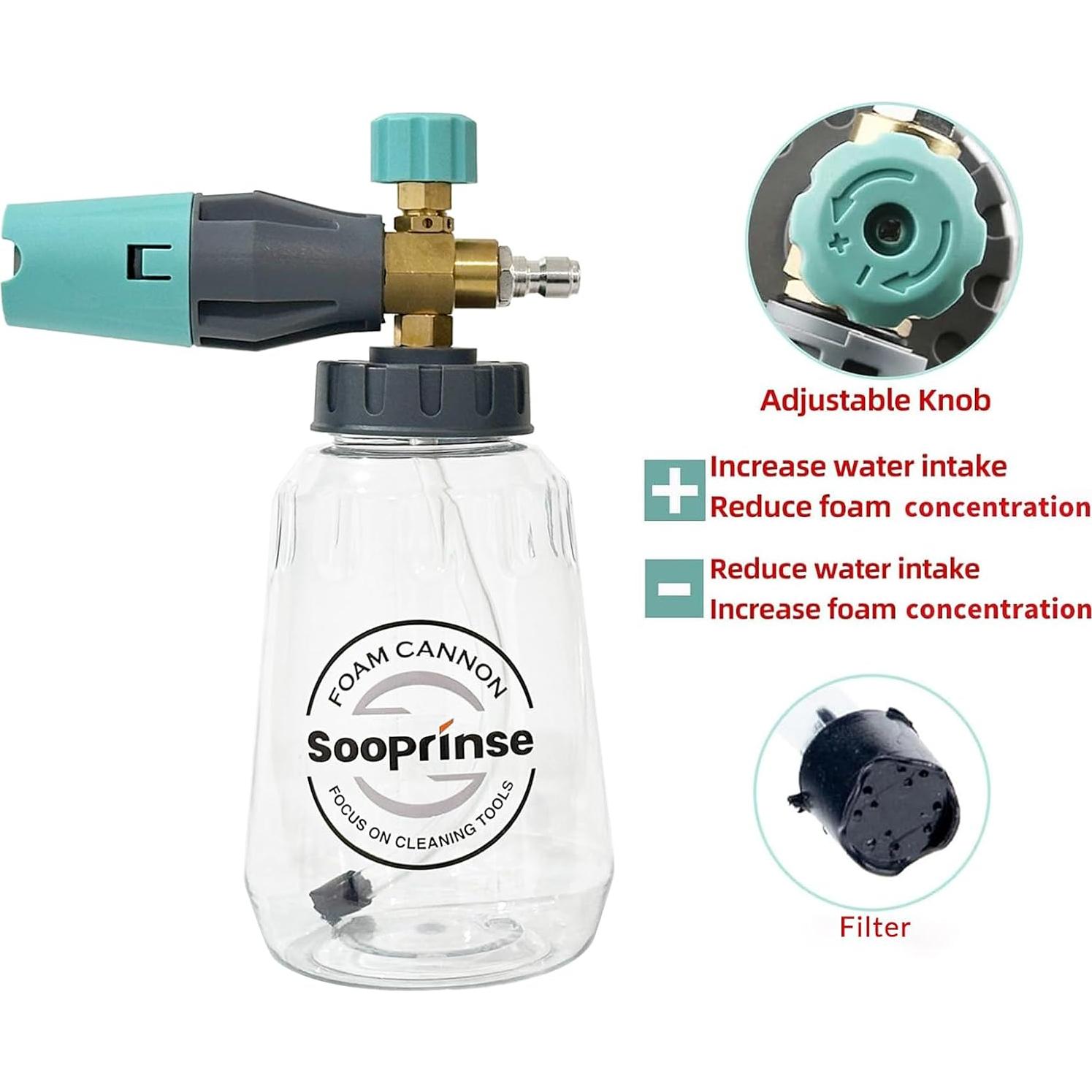 Pistola de Lavado a Presión Sooprinse 3000 PSI 1L