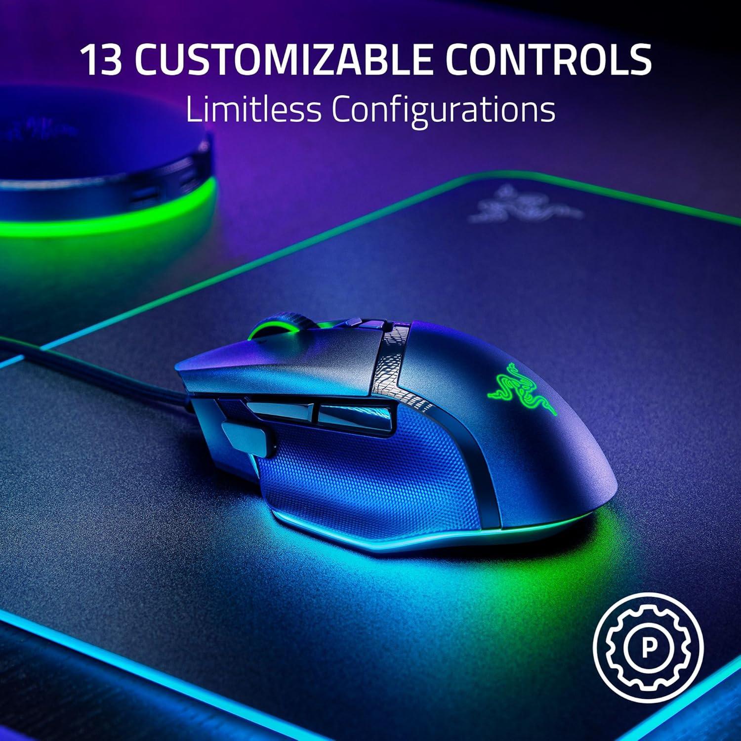 Razer Basilisk V3 35K Ratón Ergonómico para Juegos RGB