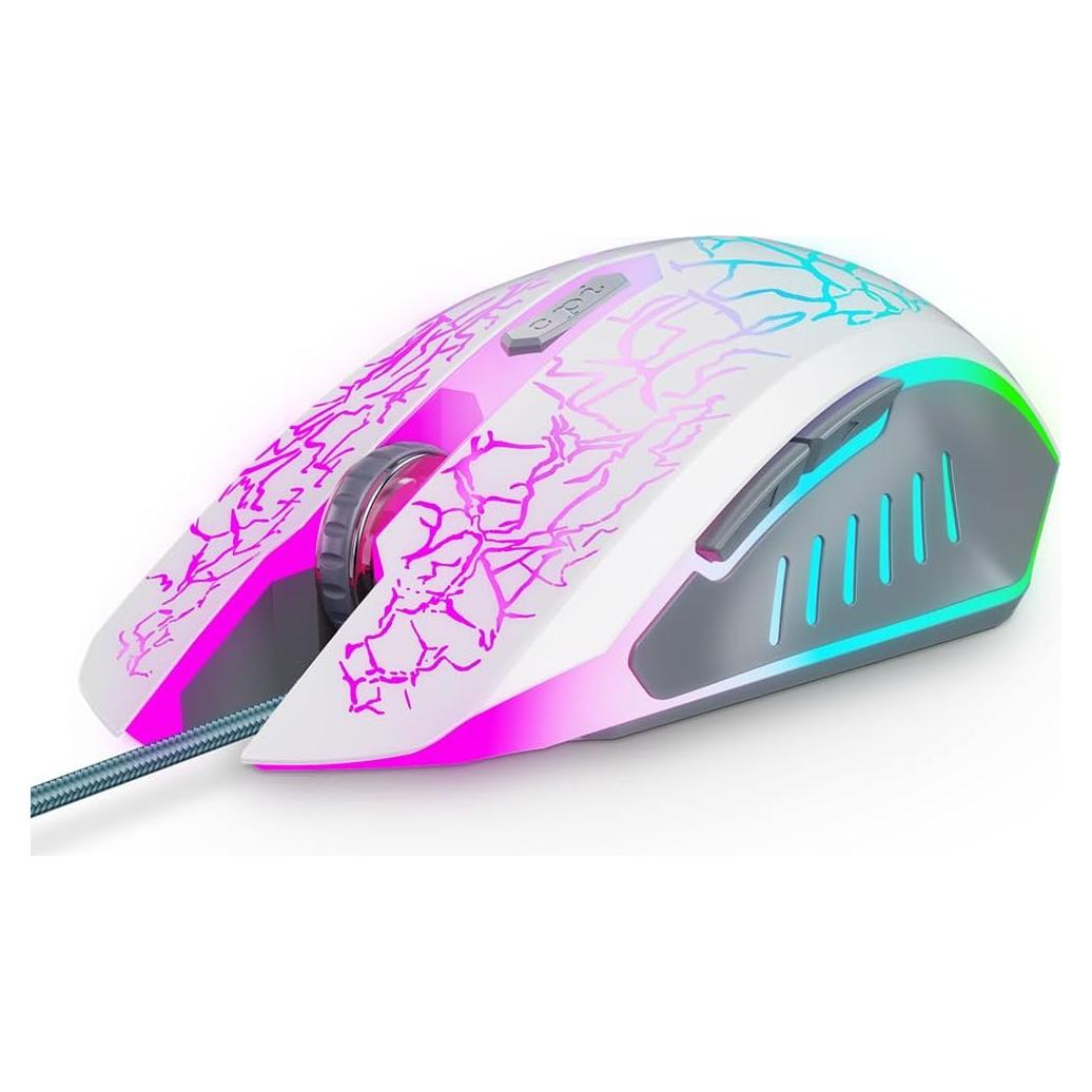 Ratón Gaming con Cable VersionTECH. Ergonómico RGB 7 Colores