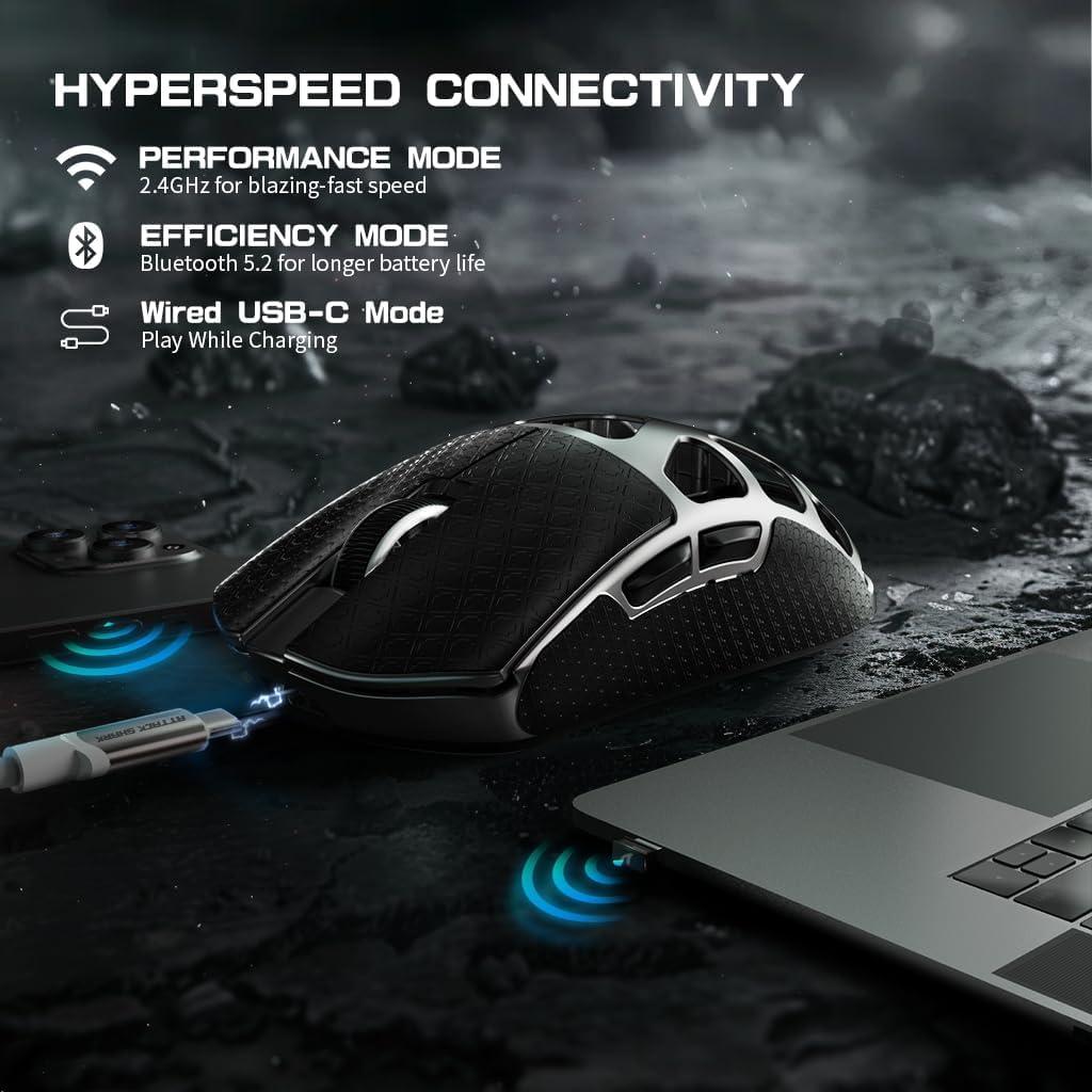 Ratón Gaming Inalámbrico FELICON R3 26K DPI Ultraligero