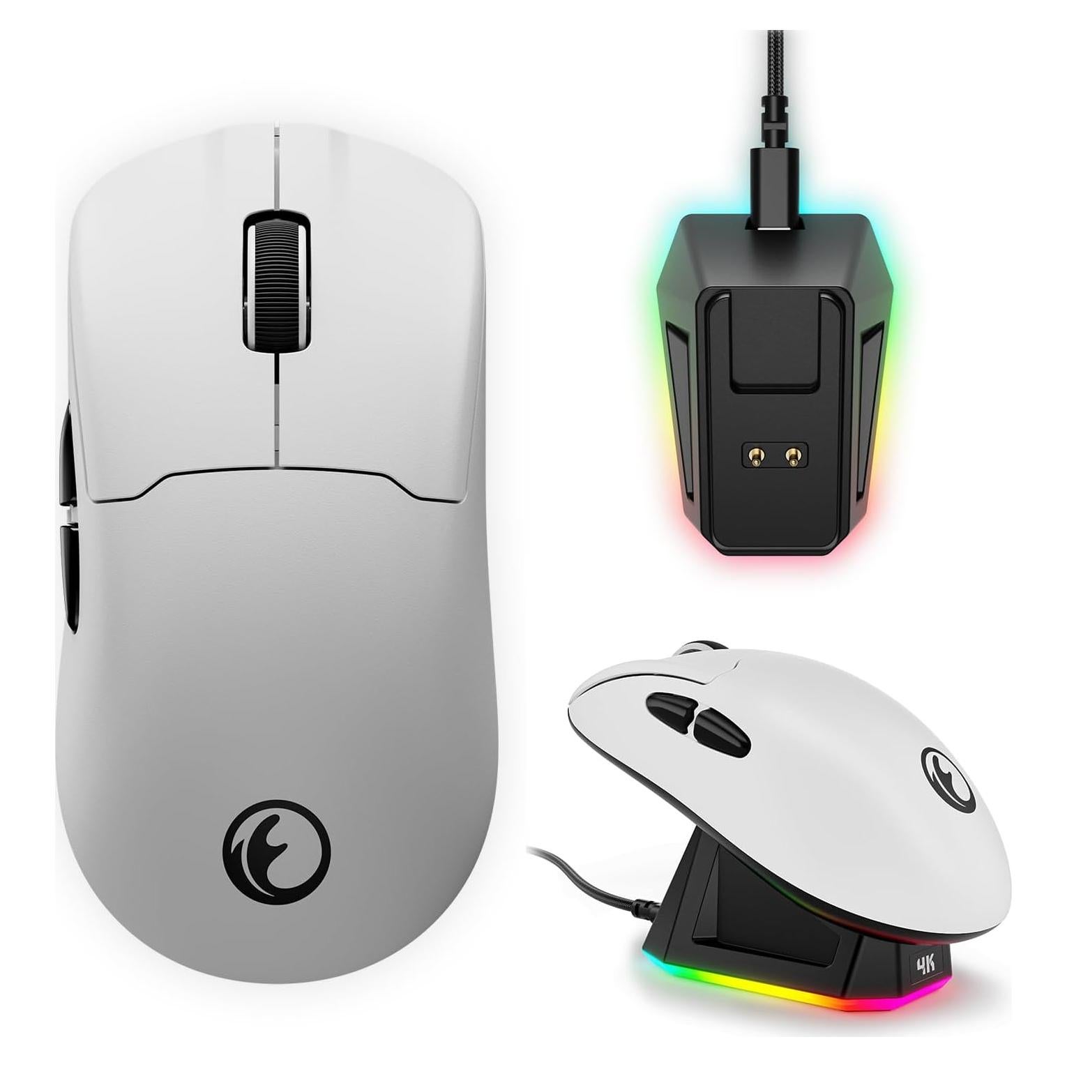 Ratón Gaming Inalámbrico IFYOO G63 4K 26K DPI RGB 58g