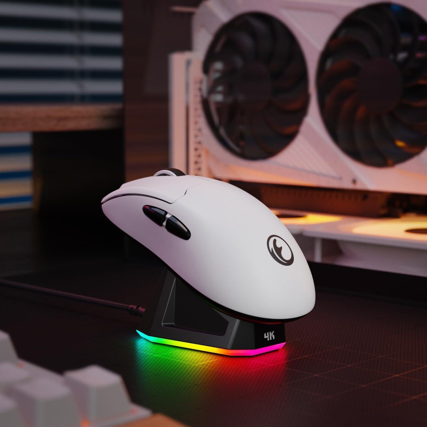 Ratón Gaming Inalámbrico IFYOO G63 4K 26K DPI RGB 58g