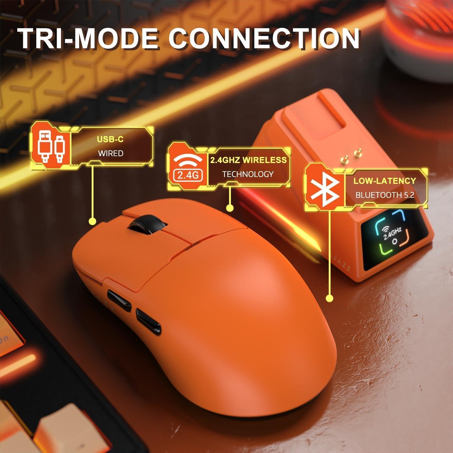 Ratón Gaming Inalámbrico A.JAZZ AJ159APEX 42000DPI RGB