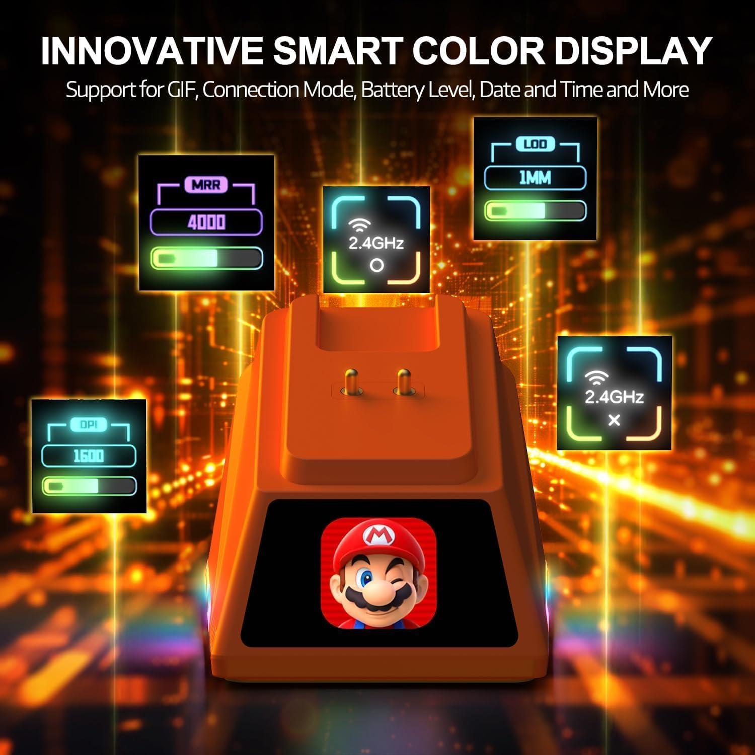 Ratón Gaming Inalámbrico A.JAZZ AJ159APEX 42000DPI RGB