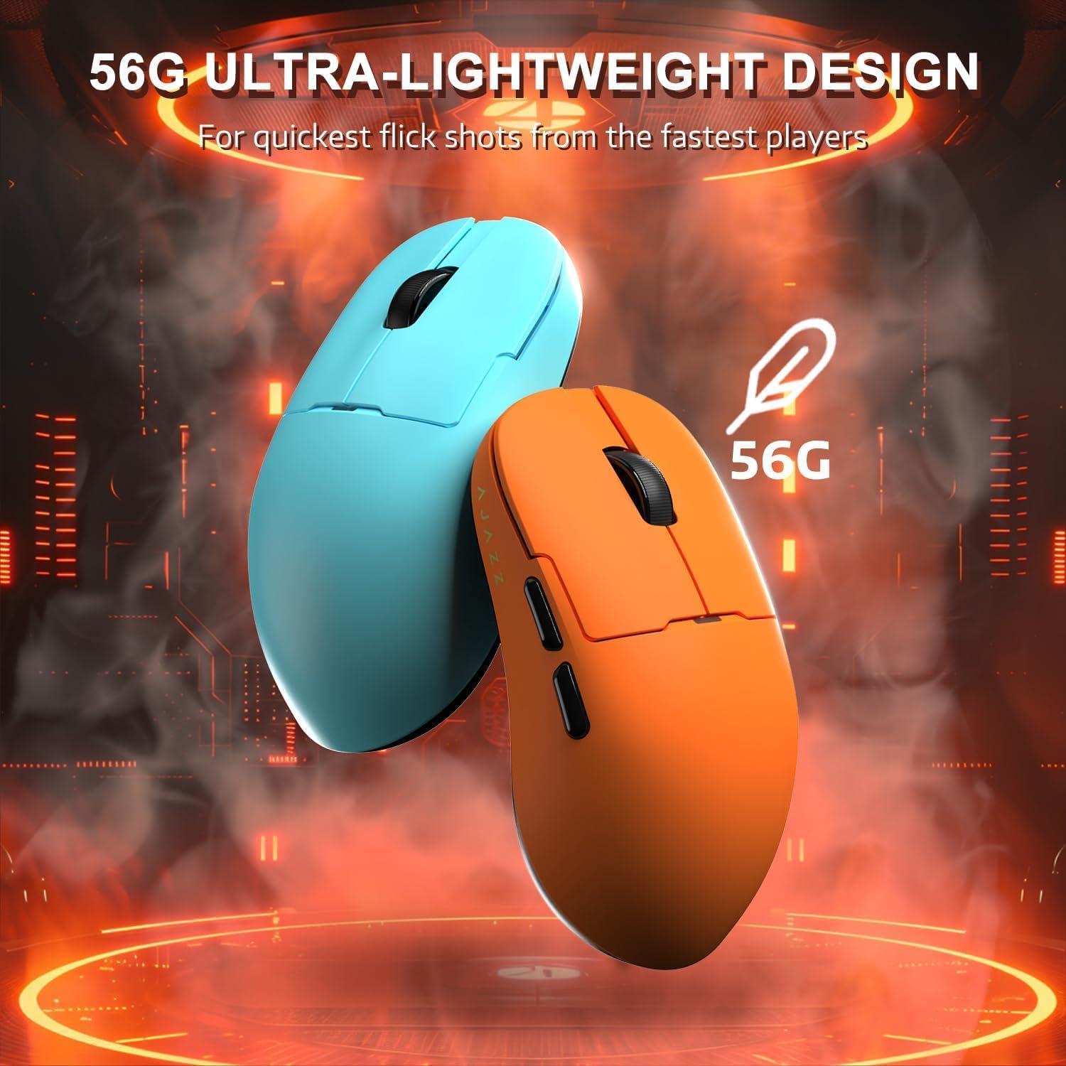 Ratón Gaming Inalámbrico A.JAZZ AJ159APEX 42000DPI RGB