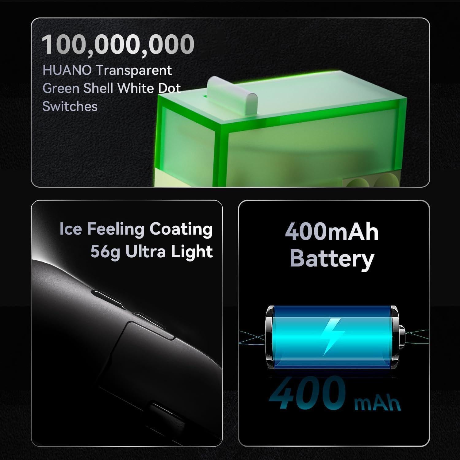 Ratón Gaming Inalámbrico A.JAZZ AJ159APEX 42000DPI RGB