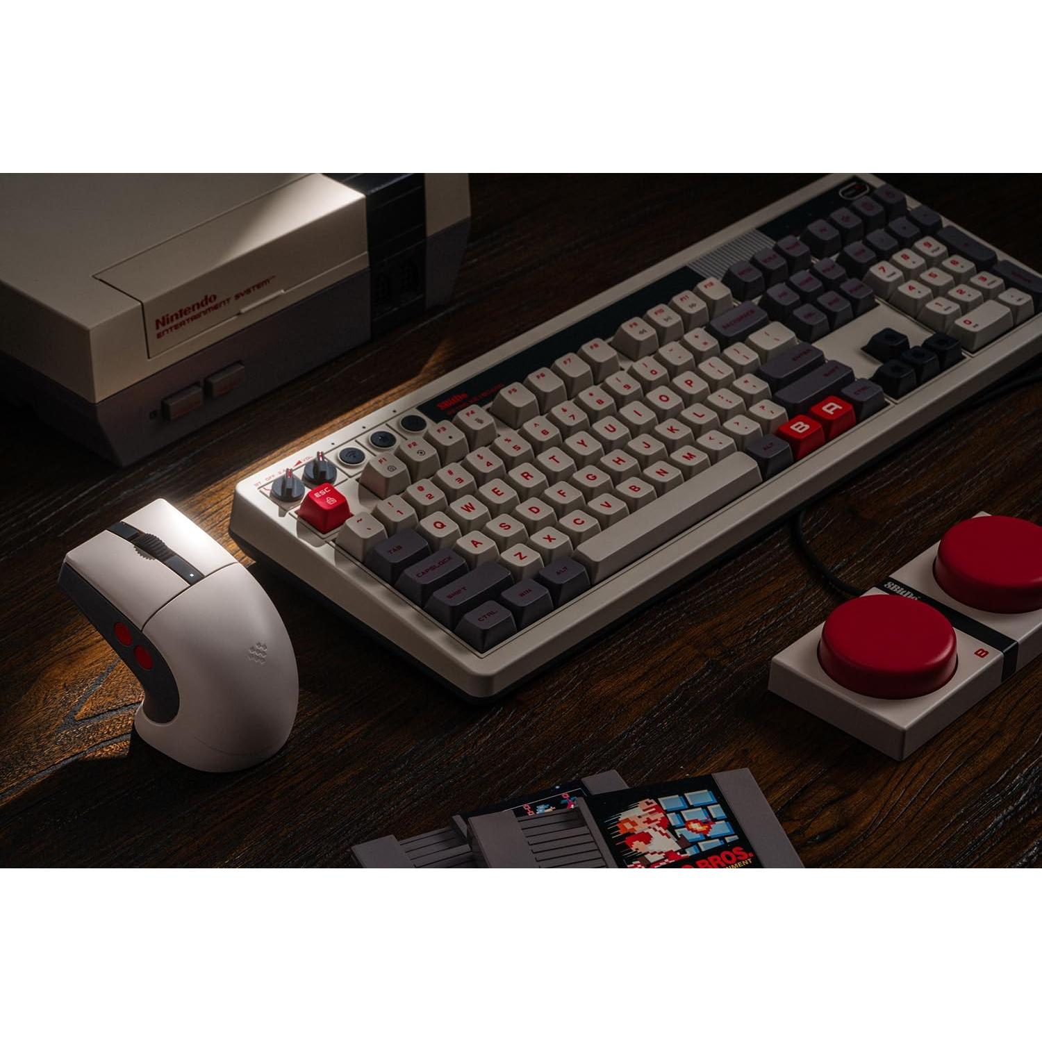Mouse Inalámbrico 8Bitdo R8 con Base de Carga y 26000 DPI
