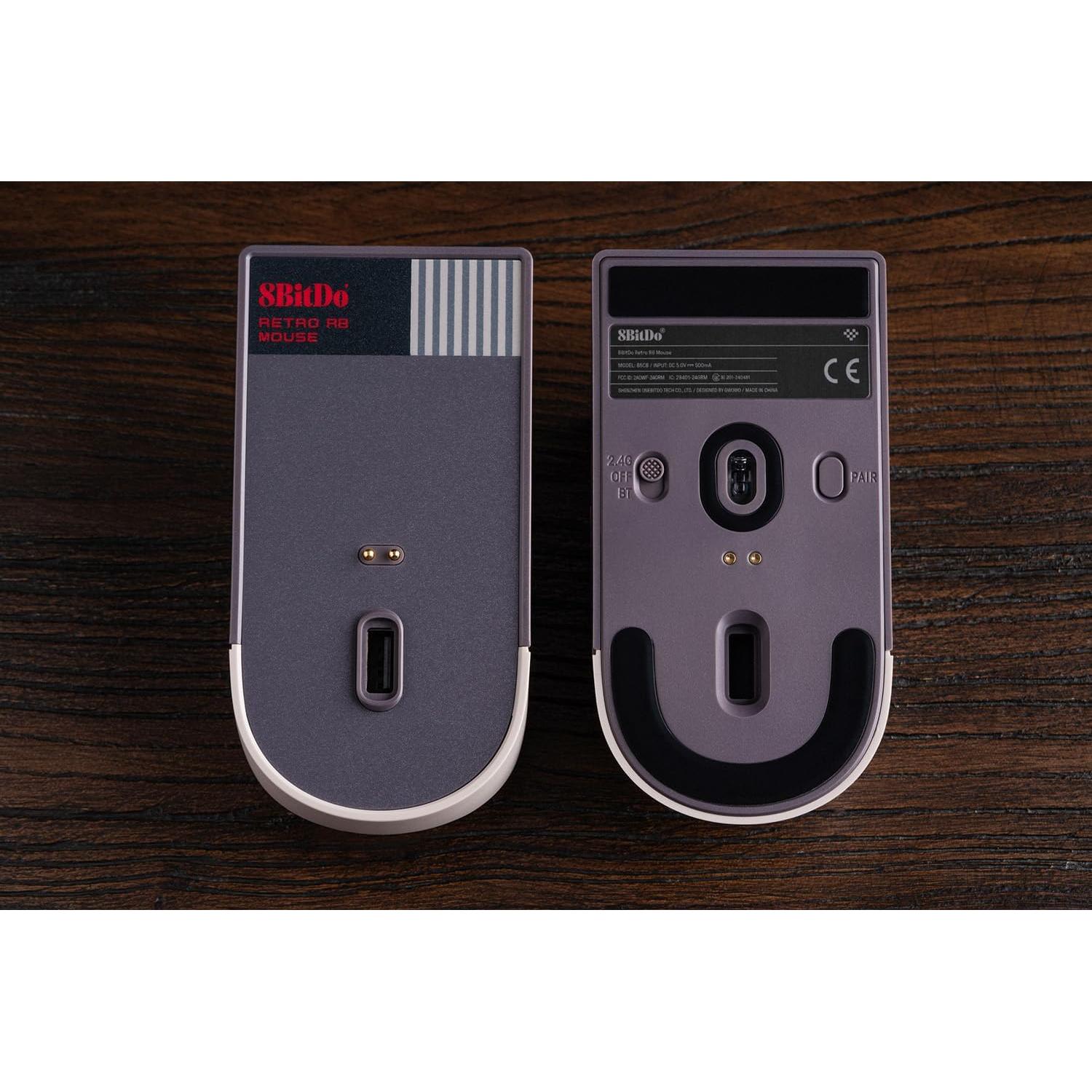 Mouse Inalámbrico 8Bitdo R8 con Base de Carga y 26000 DPI