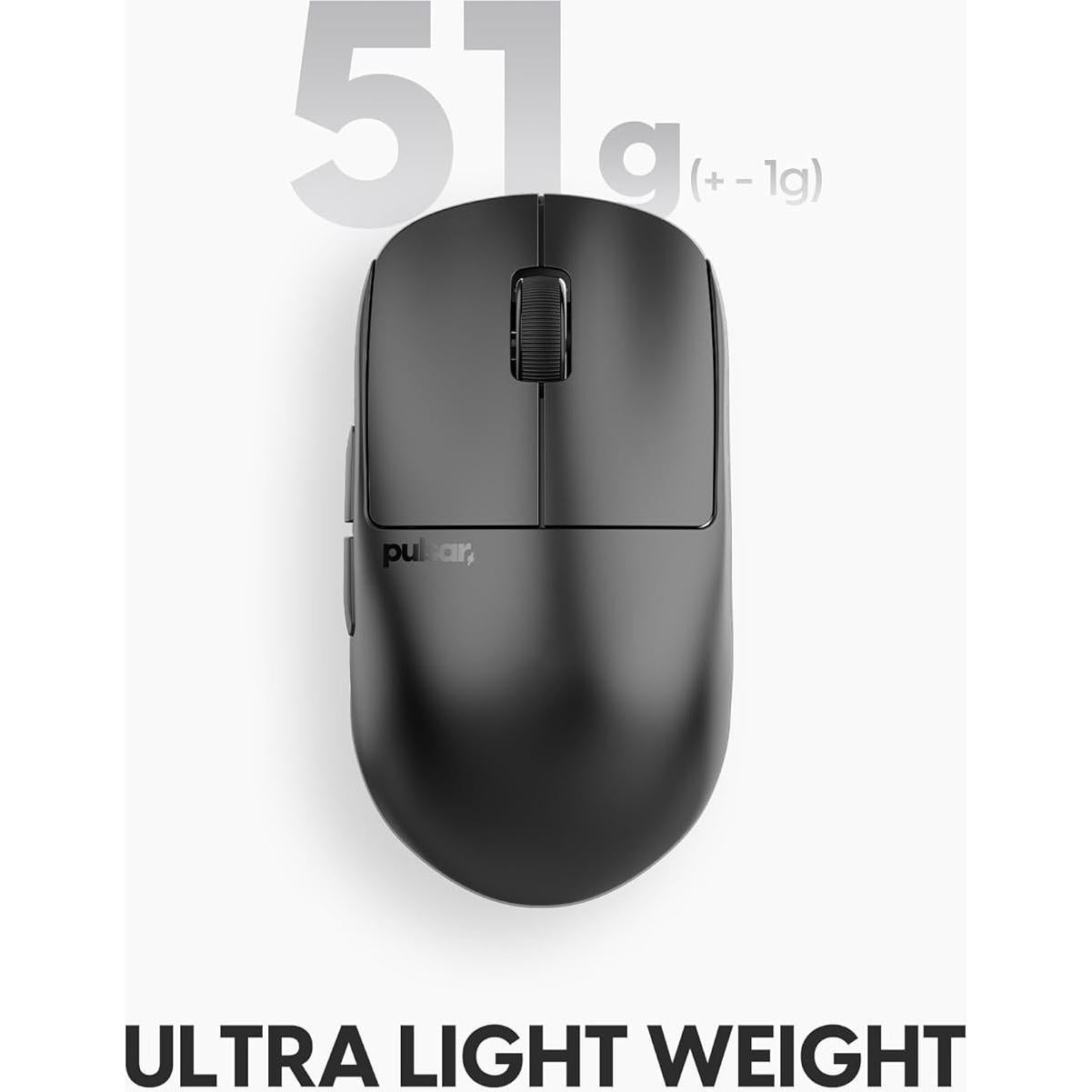 Ratón Gaming Inalámbrico Pulsar X2H v3 Ultra Ligero 51g