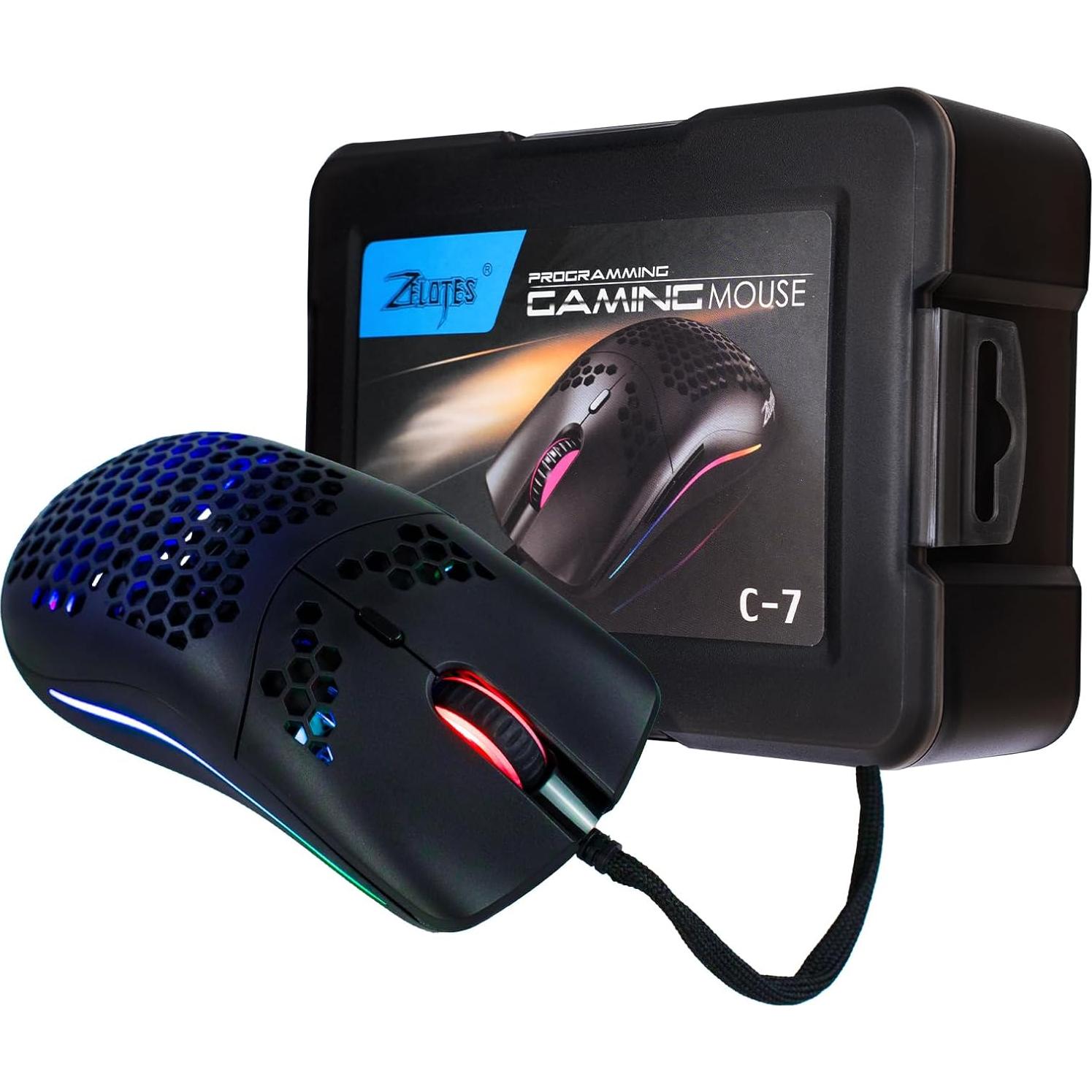 Ratón Gaming XuanGui C7 RGB Ultra Ligero 16000 DPI