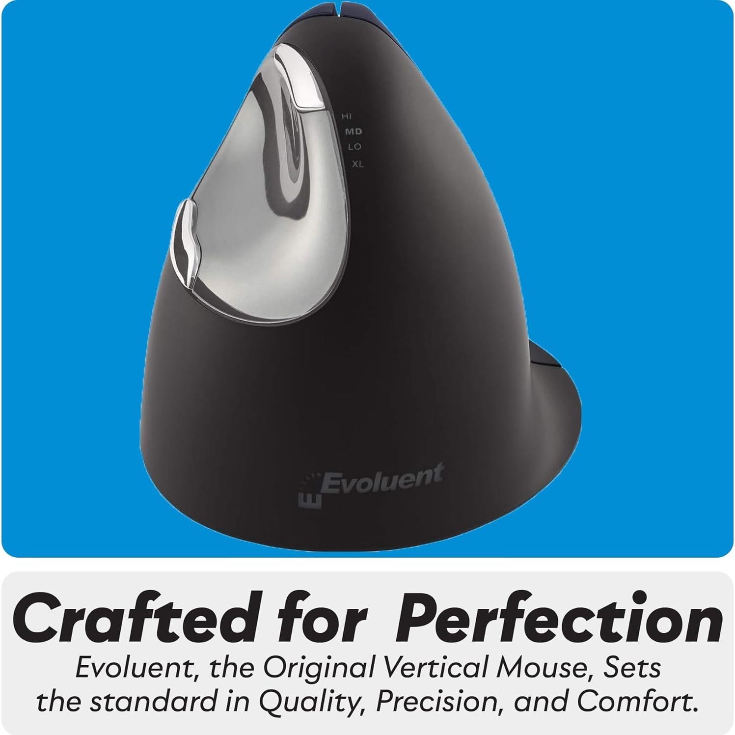 Ratón Vertical Ergonómico Evoluent VM4RW Inalámbrico USB