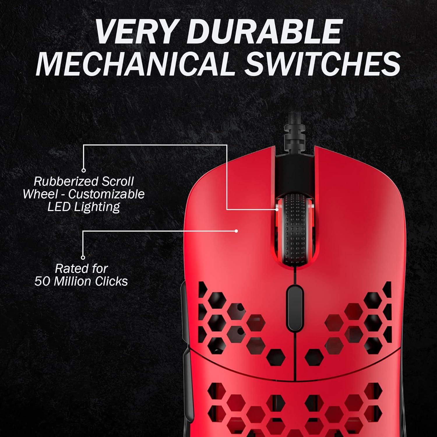 Ratón Gaming HK Gaming Mira M Ultra Ligero RGB 63g