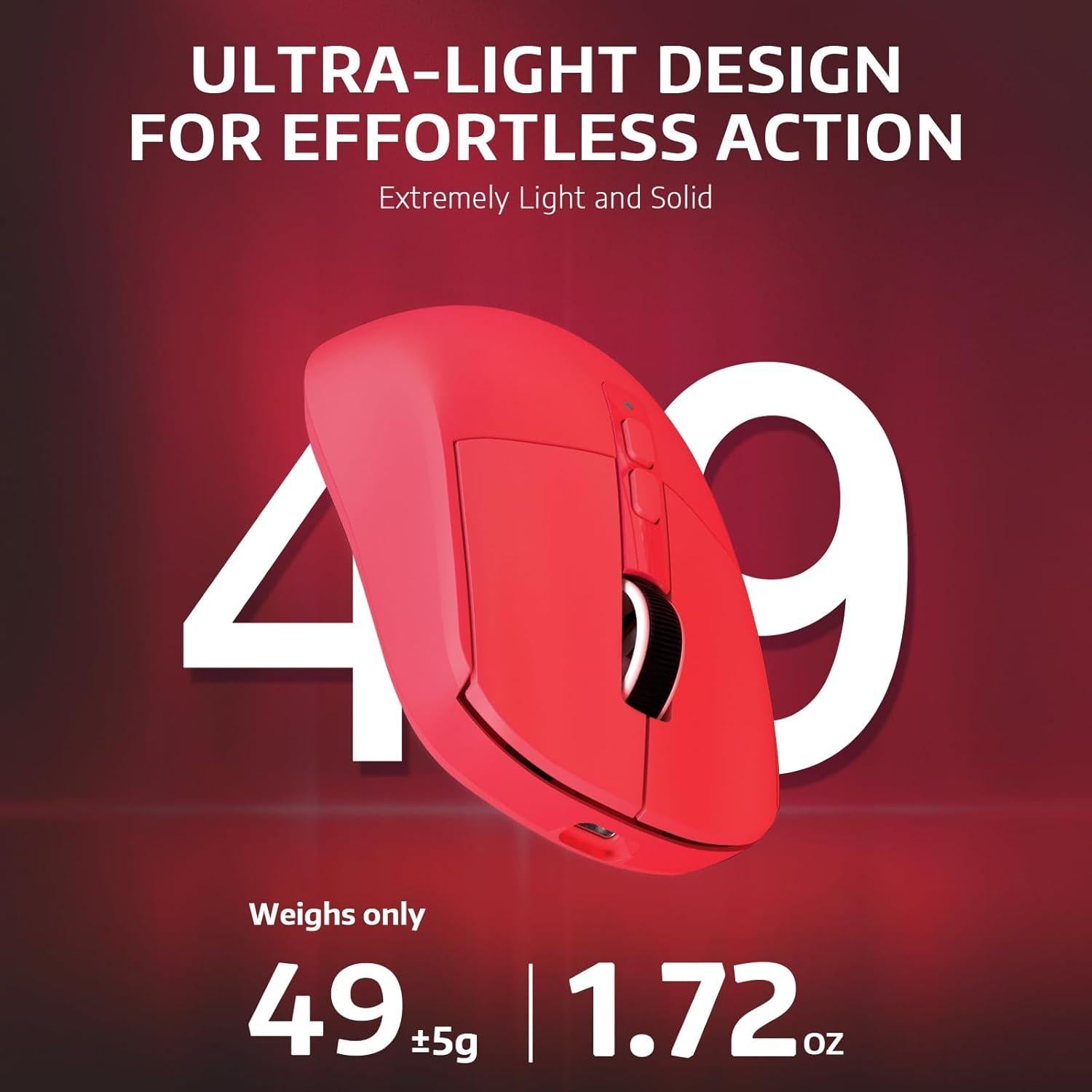 Ratón Gaming Inalámbrico MANBASNAKE X6 49g RGB 26000DPI