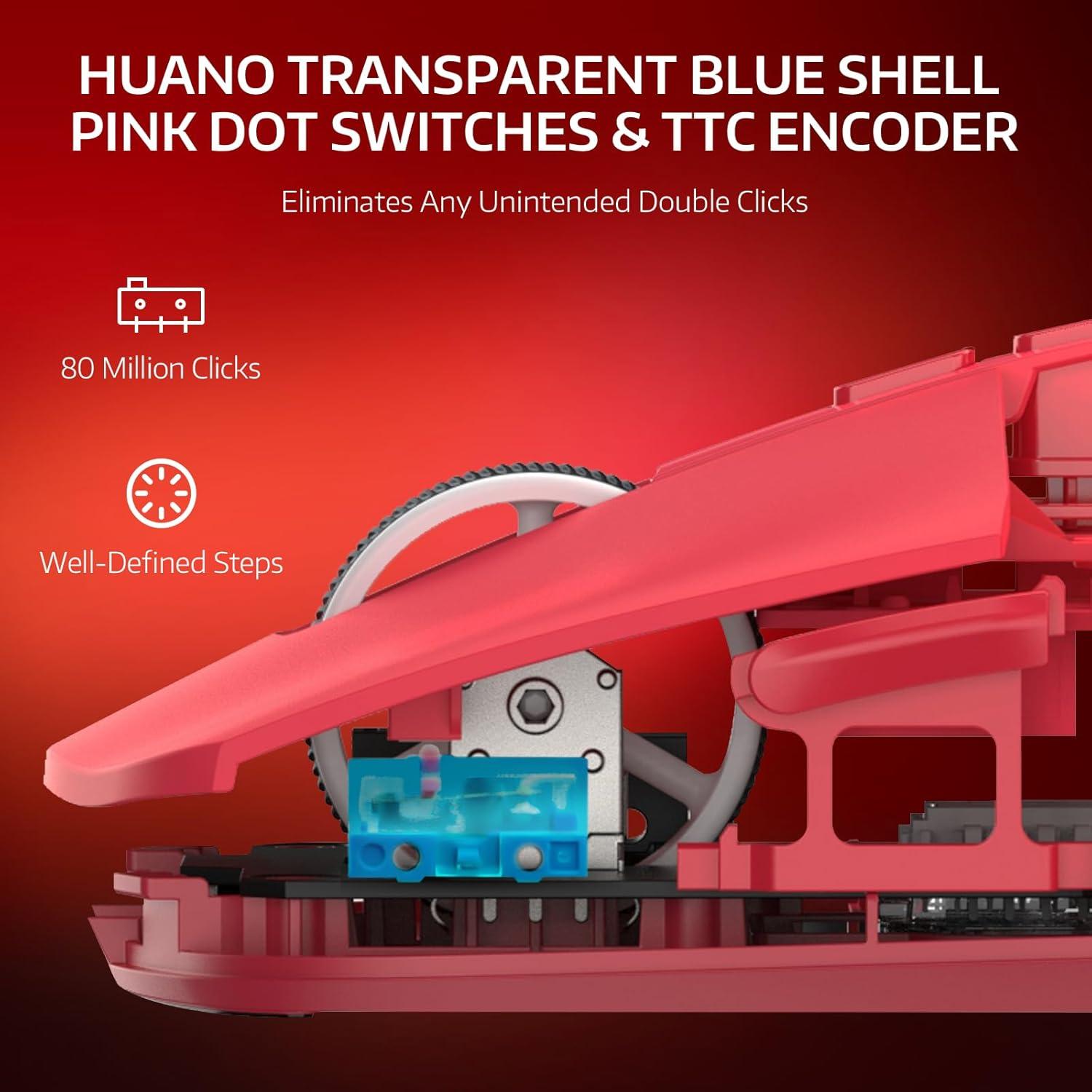 Ratón Gaming Inalámbrico MANBASNAKE X6 49g RGB 26000DPI