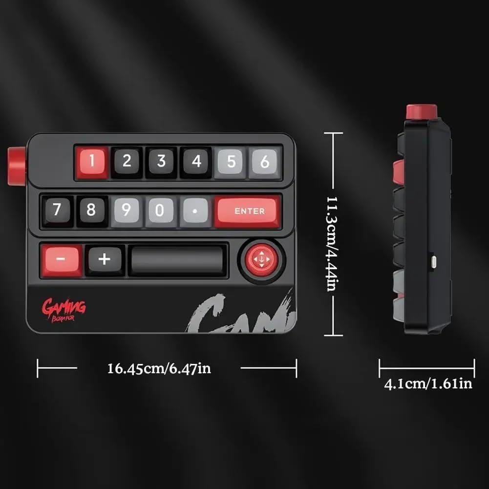 Teclado Mecánico RGB Vostoktech Mini K809 17 Teclas Programables