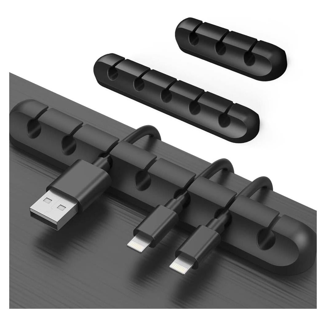 Organizador de Cables Baskiss con 7 Ranuras - Silicona