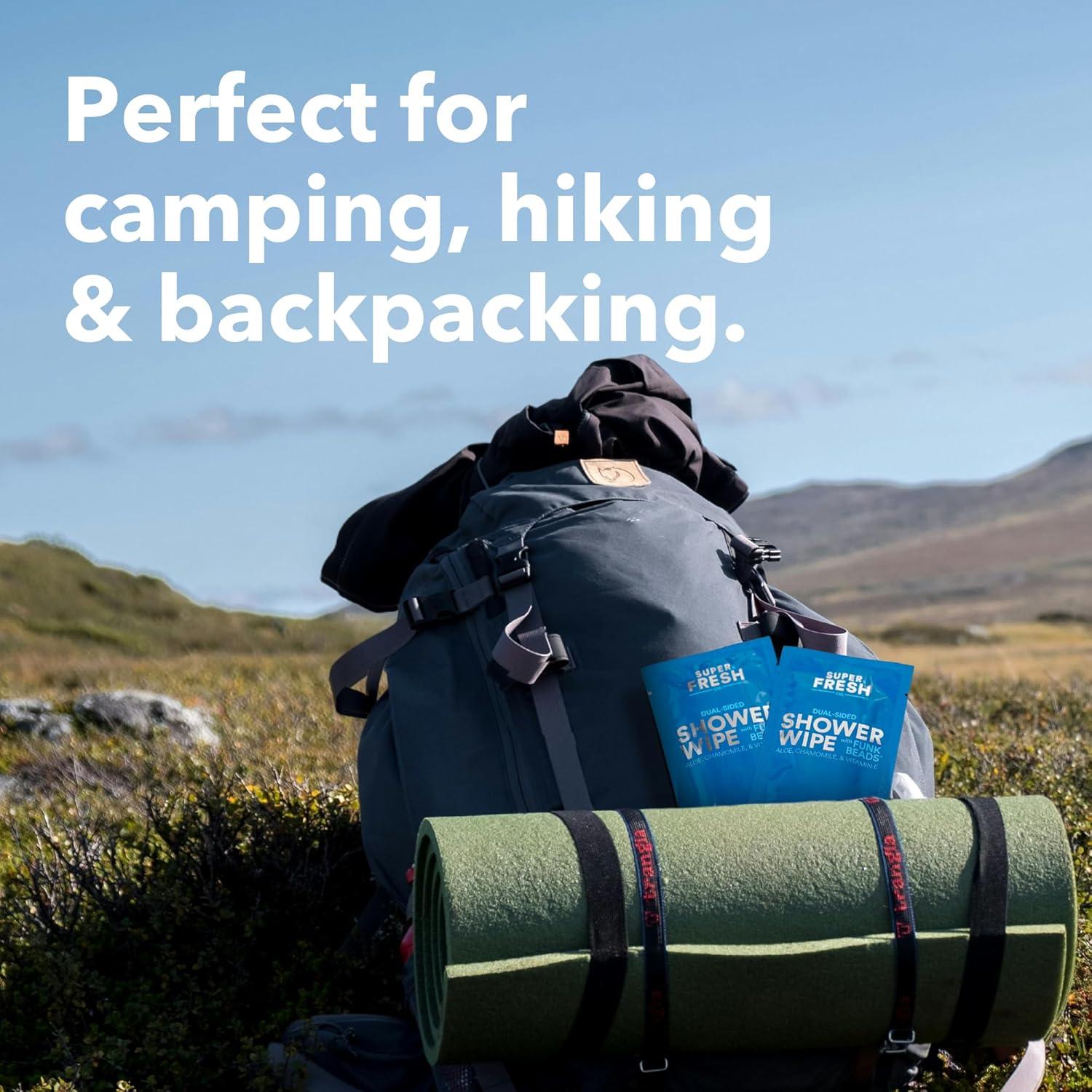 Toallitas de Ducha FunkBlock Super Fresh - 10 Toallitas Grandes