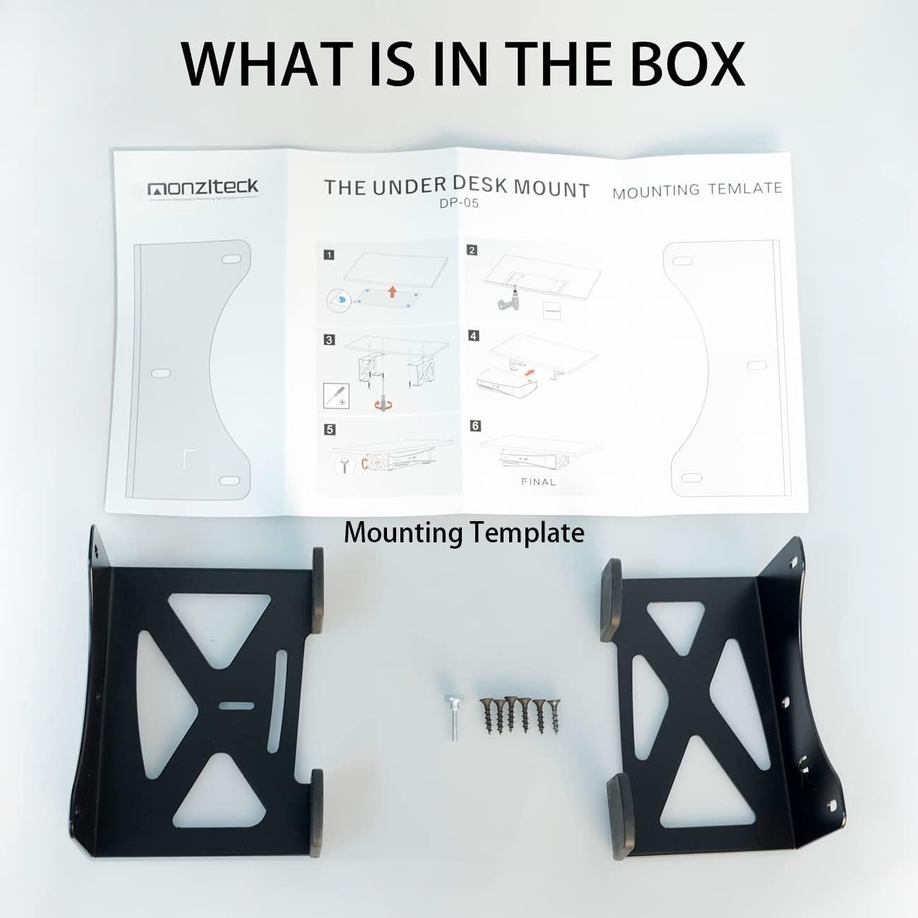 Soporte Bajo Escritorio Monzlteck para PS5/PS5 Slim/Pro