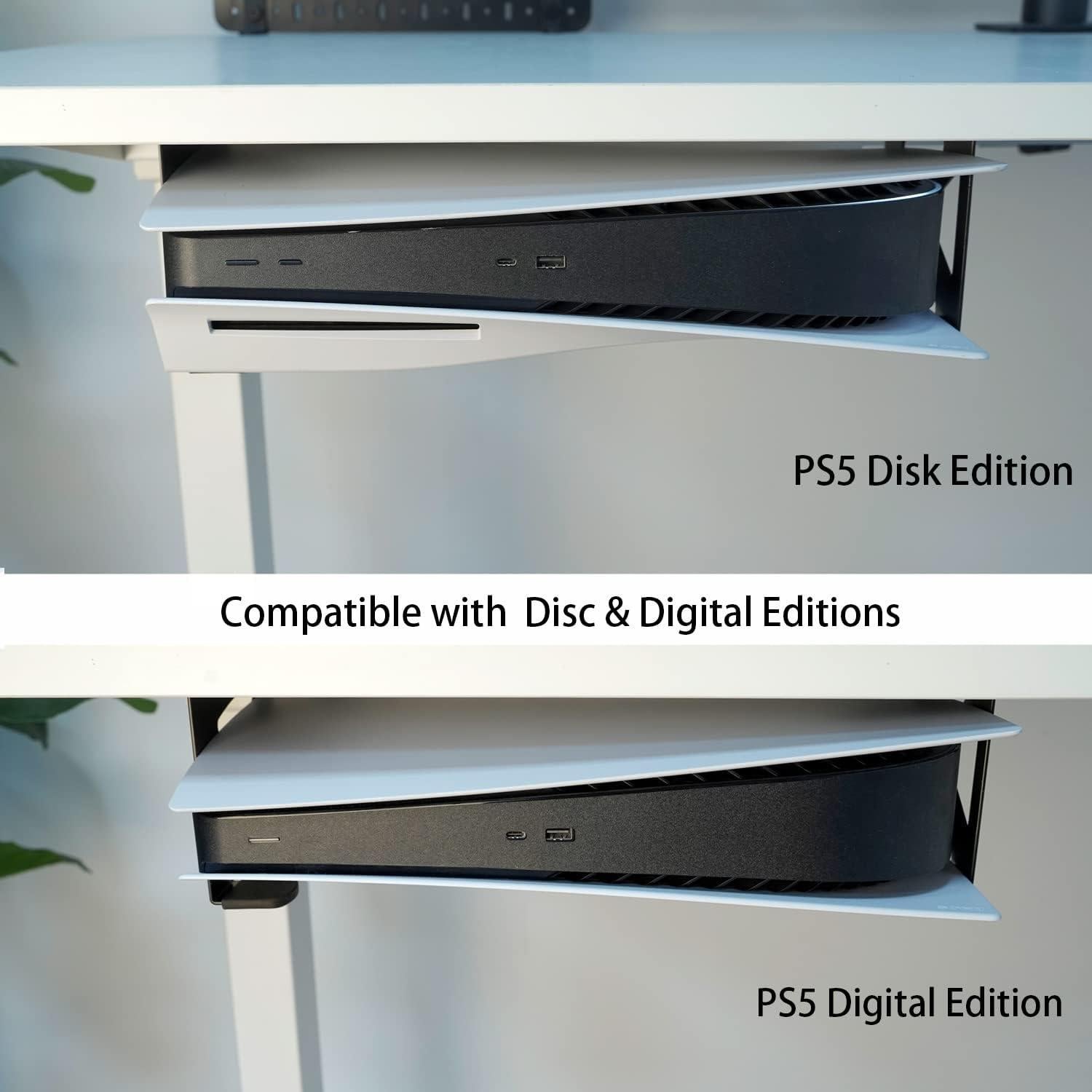 Soporte Bajo Escritorio Monzlteck para PS5/PS5 Slim/Pro