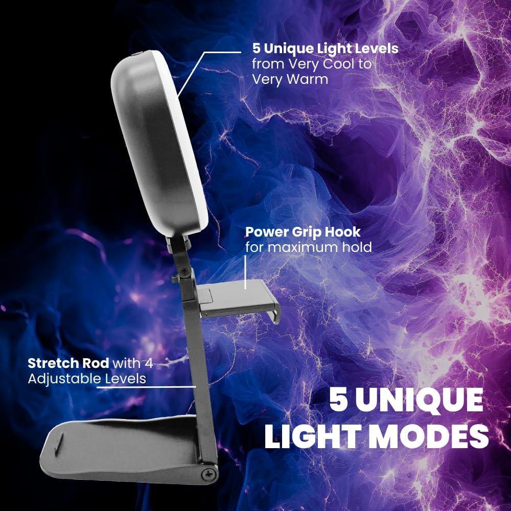 Kit de Transmisión en Vivo Abel Gaming - Webcam 1080p, Micrófono USB y Luz LED