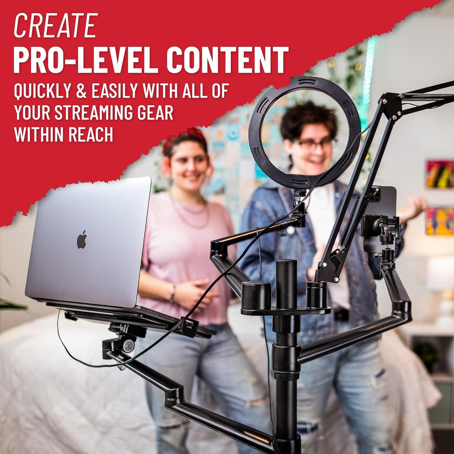 Soporte Móvil Gator Frameworks 5-en-1 con Ruedas