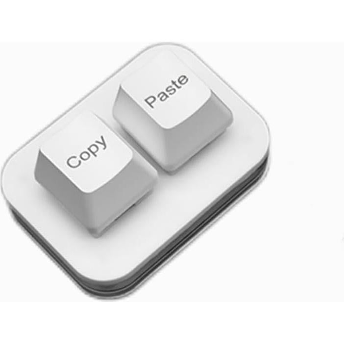 Teclado Mini USB Sanjimida 2 Teclas Copiar Pegar Blanco