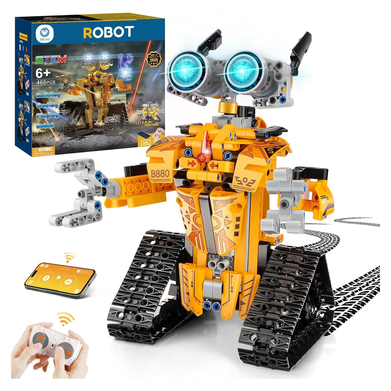 Kit de Robot Sillbird Control Remoto 468 Piezas STEM