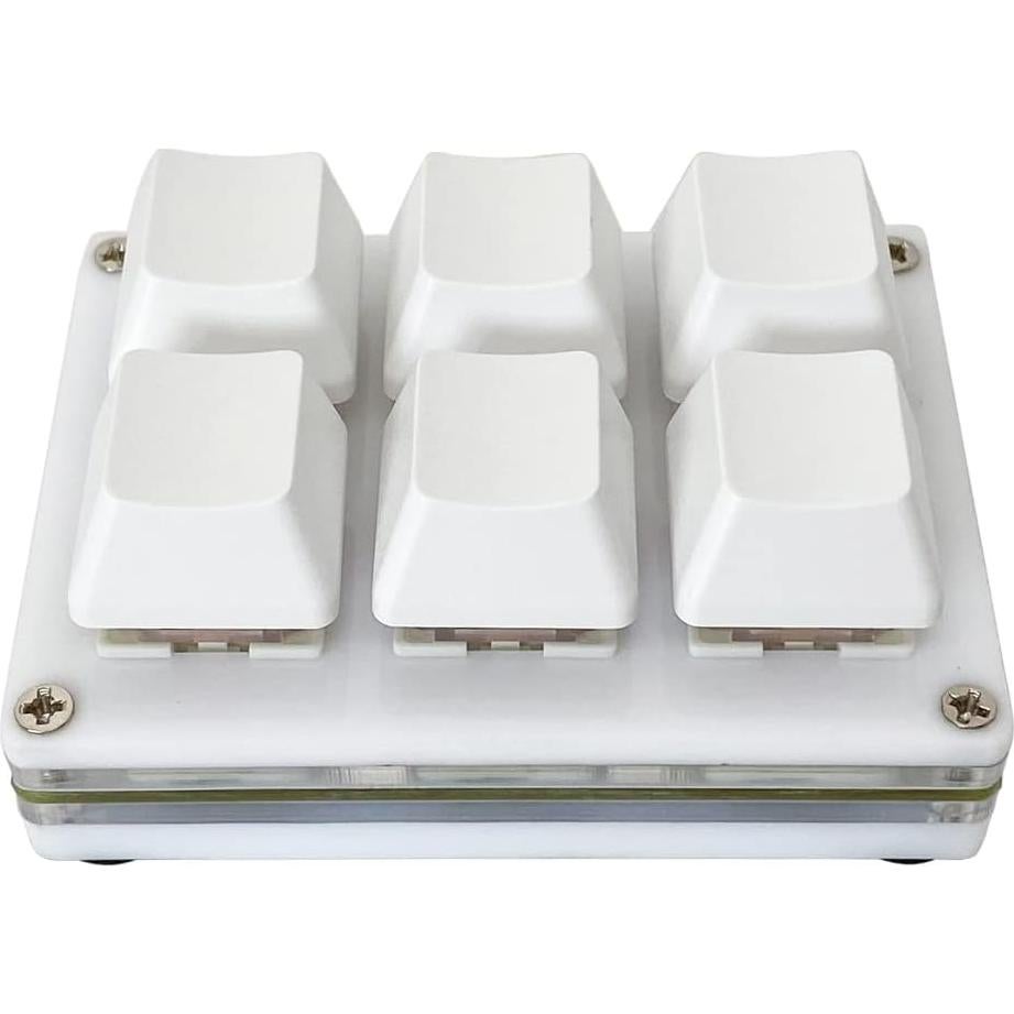 Teclado Mecánico Macro QINIZX 6 Teclas RGB Programable