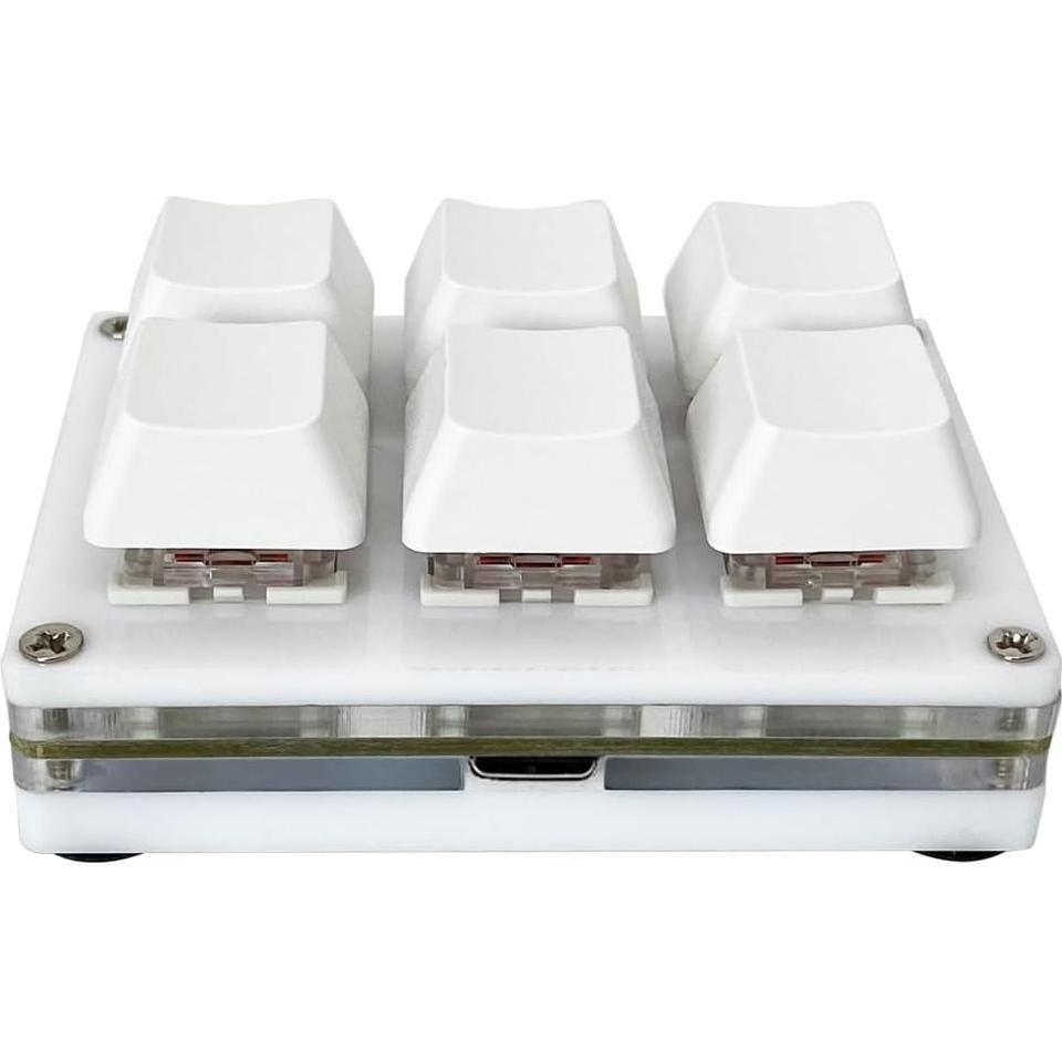 Teclado Mecánico Macro QINIZX 6 Teclas RGB Programable