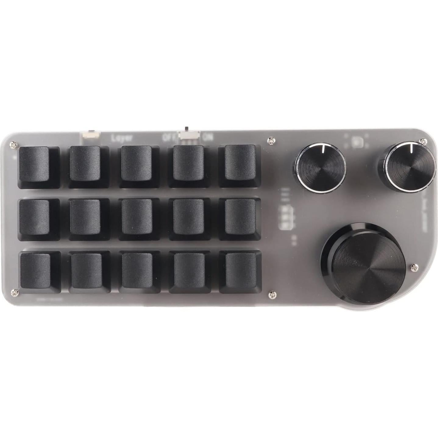 Teclado Mecánico Programable Sanpyl 15 Teclas 3 Perillas