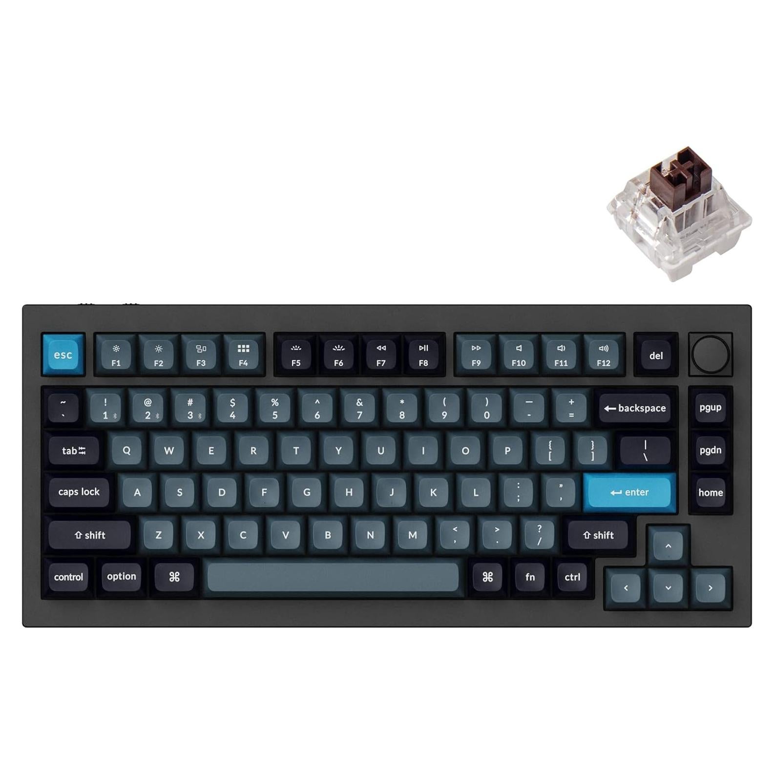 Teclado Mecánico Inalámbrico Keychron Q1 Pro 75% RGB