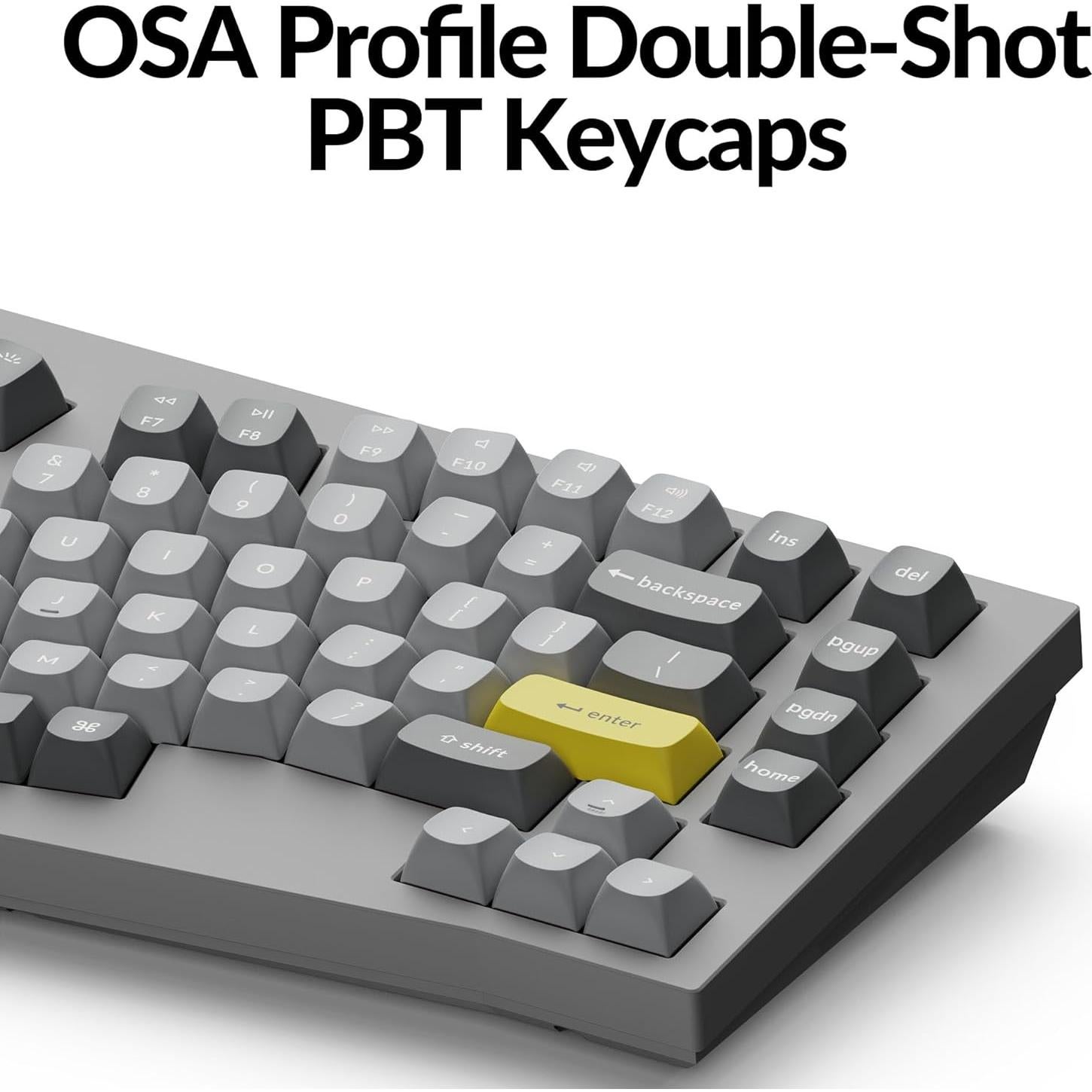 Teclado Mecánico Keychron Q10 75% Programable RGB Gris