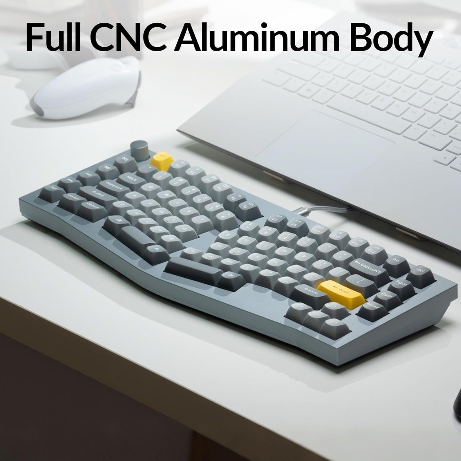 Teclado Mecánico Keychron Q10 75% Programable RGB Gris