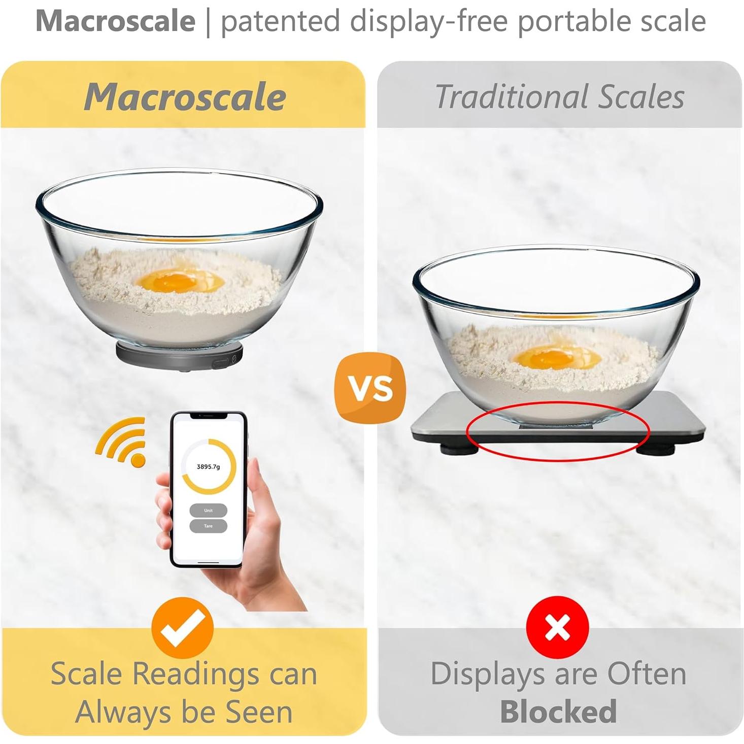 Báscula de Alimentos Gourmetmiles Portátil Recargable 4.99 kg
