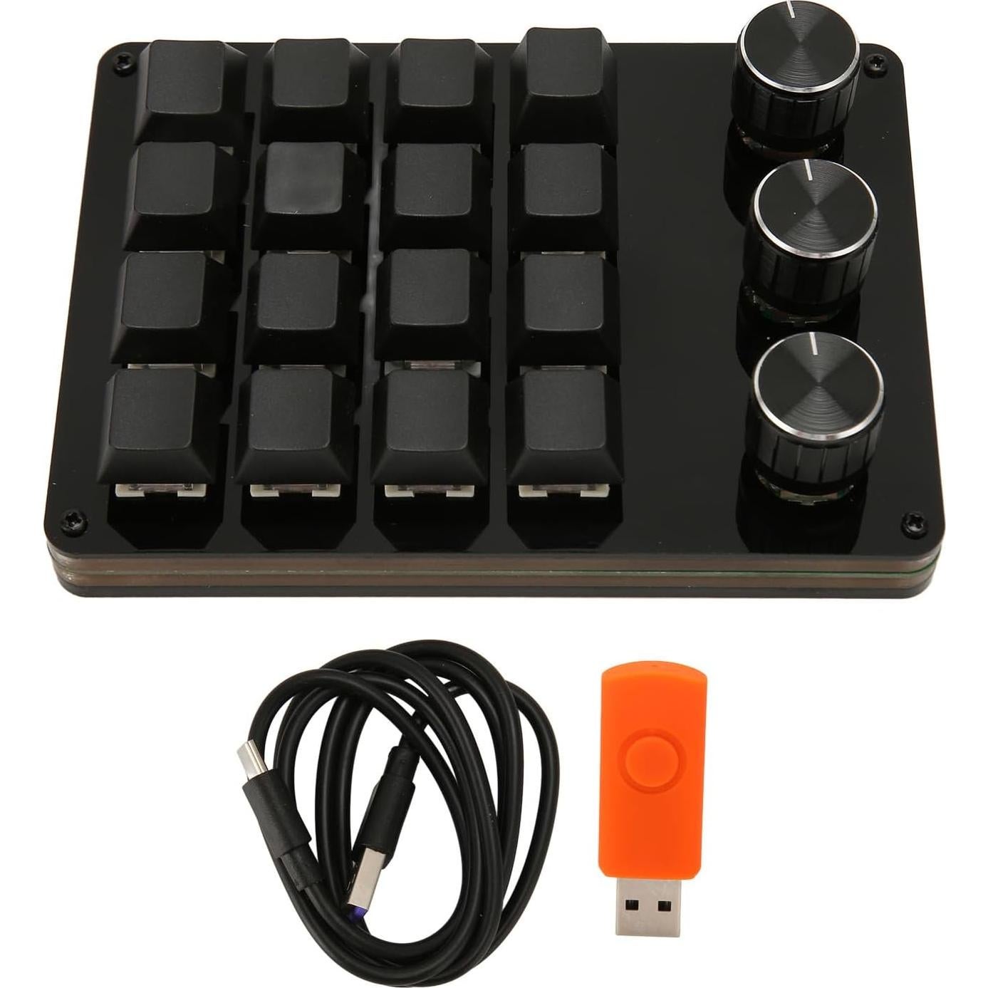 Teclado Mecánico Programable Heayzoki Mini USB 16 Teclas