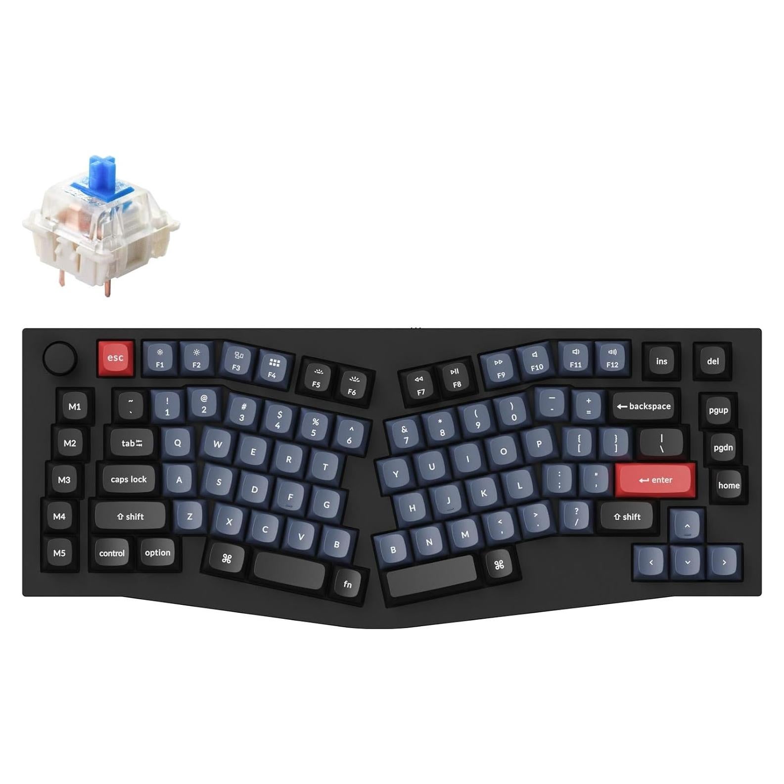 Teclado Mecánico Keychron Q10 75% Programable Gateron Azul