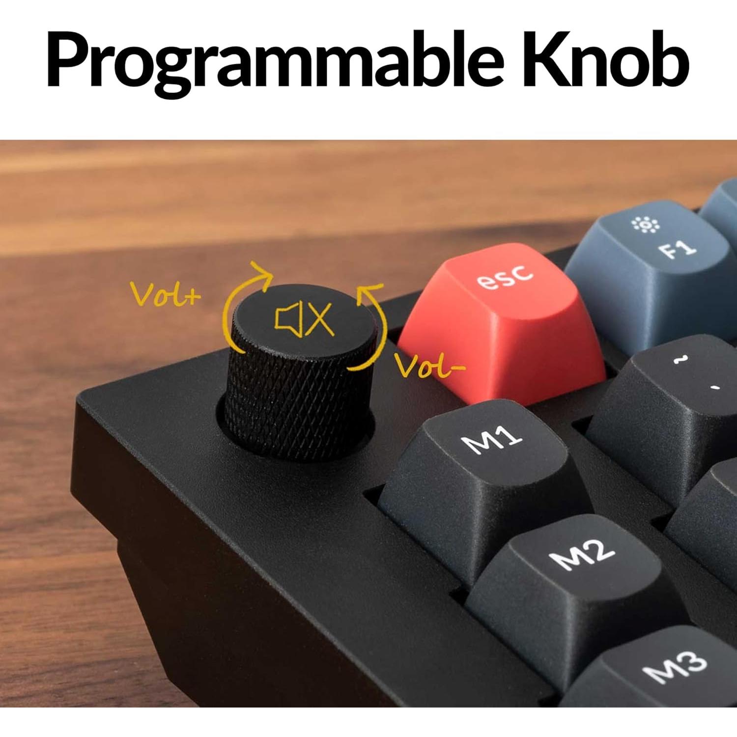 Teclado Mecánico Keychron Q10 75% Programable Gateron Azul