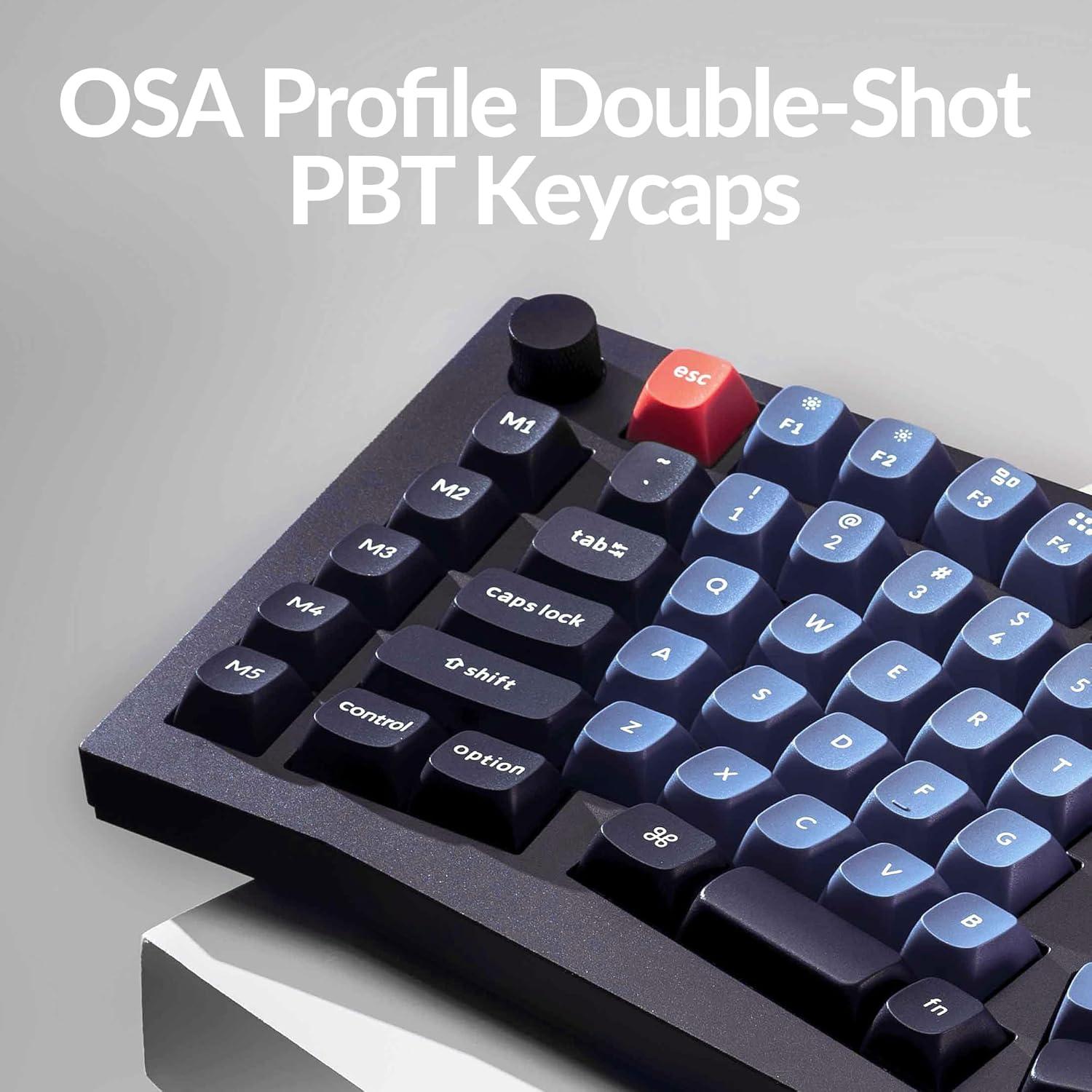 Teclado Mecánico Keychron Q10 75% Programable Gateron Azul