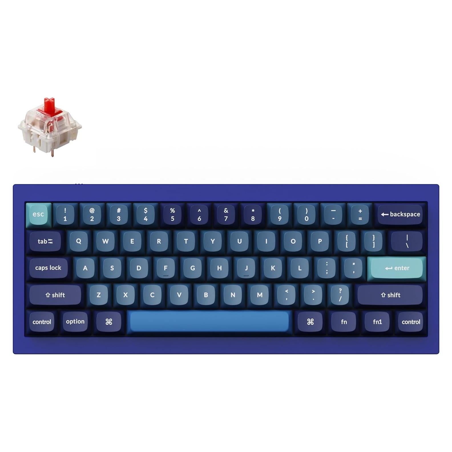 Teclado Mecánico Keychron Q4 60% USB-C Gateron Rojo